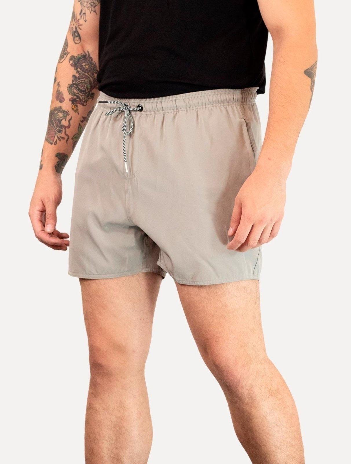 Imagem principal Short Reserva Masculino D Água Beachwear Liso Basico Lateral Reserva cinza