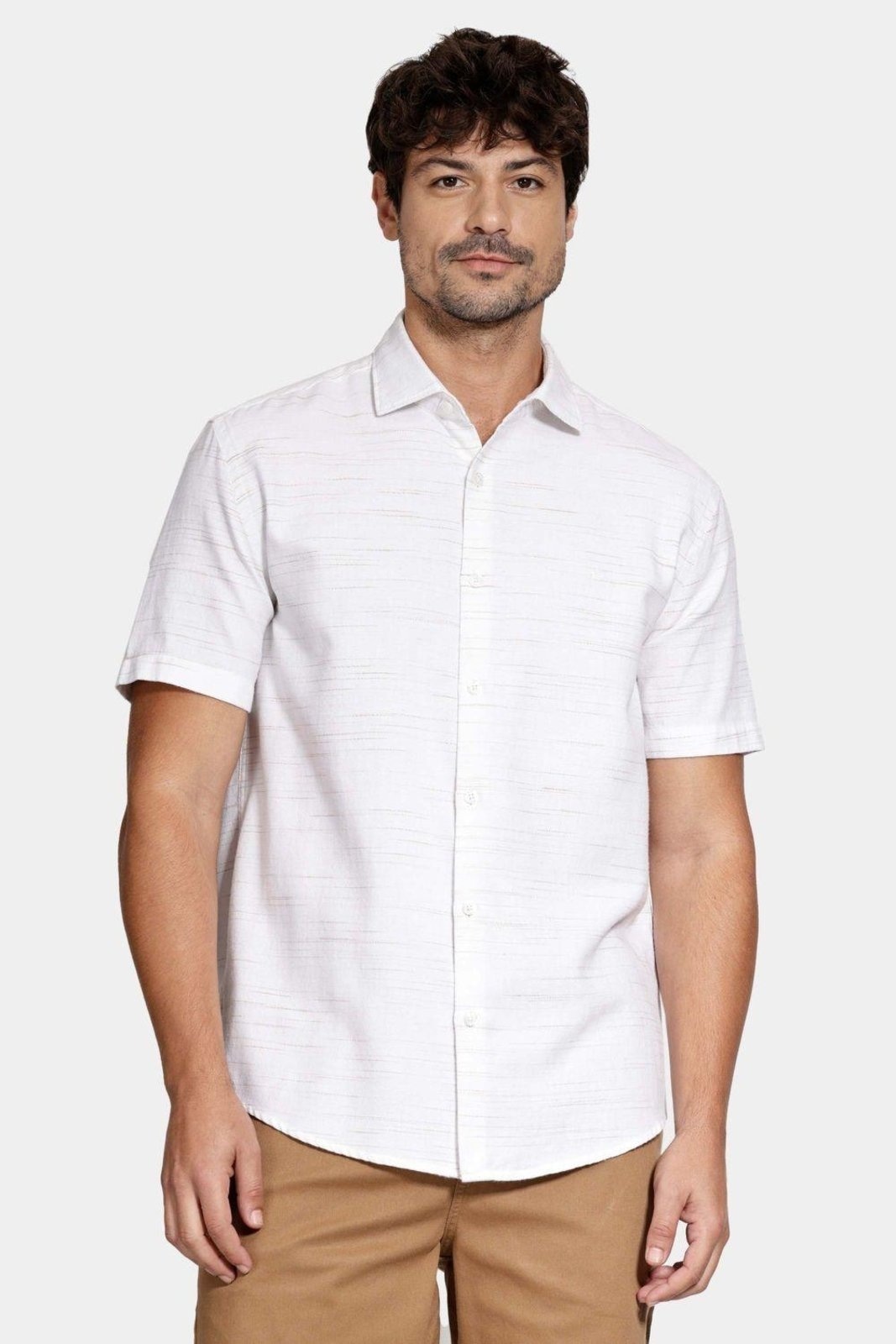 Imagem principal Camisa Aramis Regular Algodão Manga Curta Aramis off-white