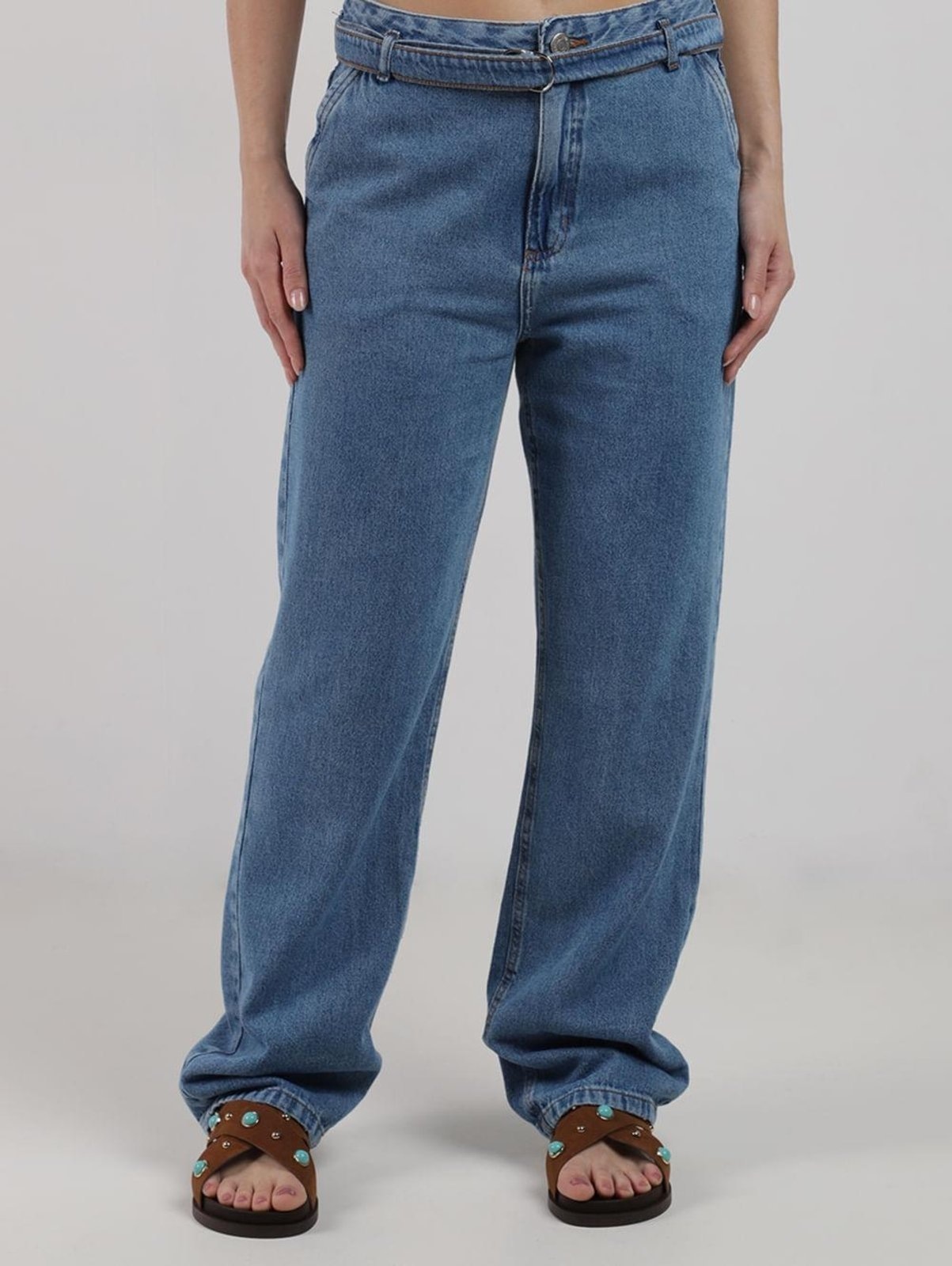 Imagem principal Calça Jeans Reta Autentique Feminina Autentique azul