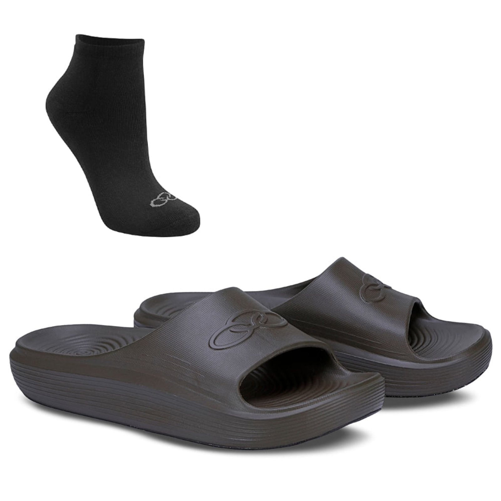 Imagem principal Kit Olympikus 1 Chinelo Sereno e 1 Meia de Cano Curto Masculina Kit Olympikus 1 Chinelo Sereno e 1 Meia de Cano Curto Masculina OLYMPIKUS marrom