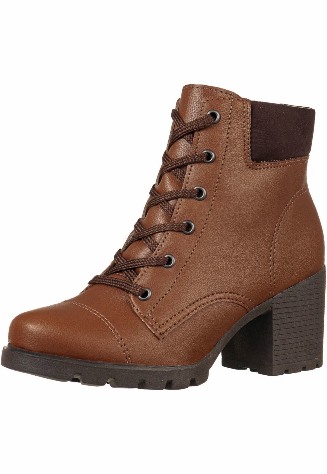 Imagem principal Bota Coturno GiGiL Salto Gigil caramelo