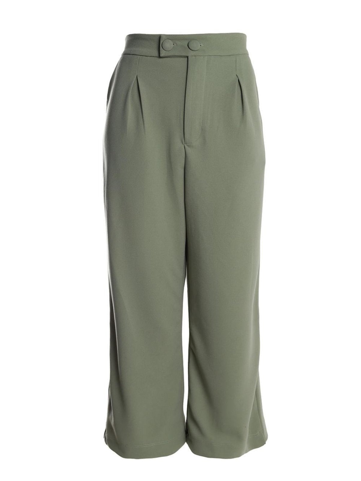 Imagem principal Calça Malha Crepe Pantacourt Feminina Autentique verde