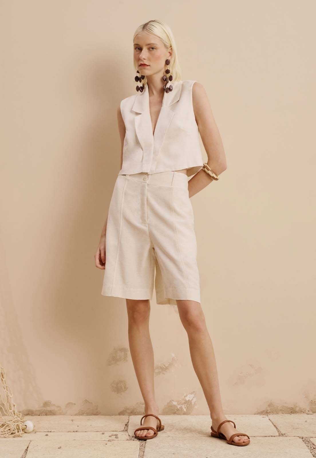 Imagem principal Bermuda Cós Largo CaCay off-white