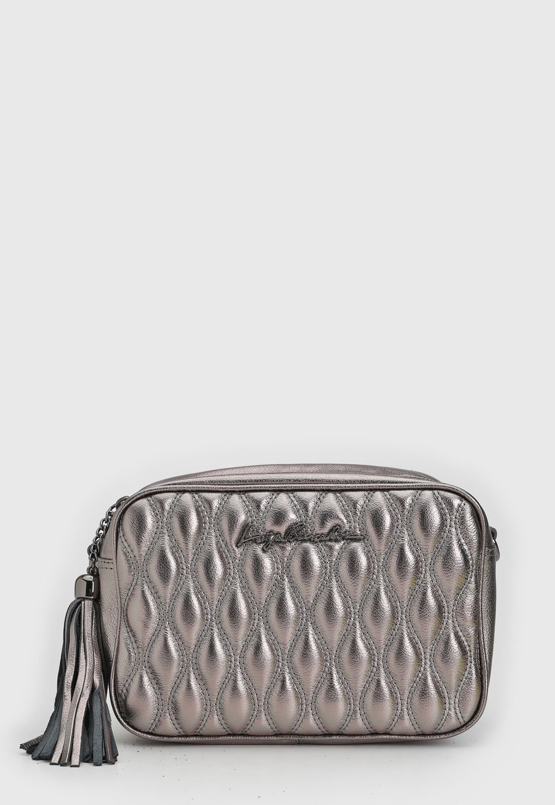 Imagem principal Bolsa Tiracolo Luiza Barcelos Metalizado Luiza Barcelos prata