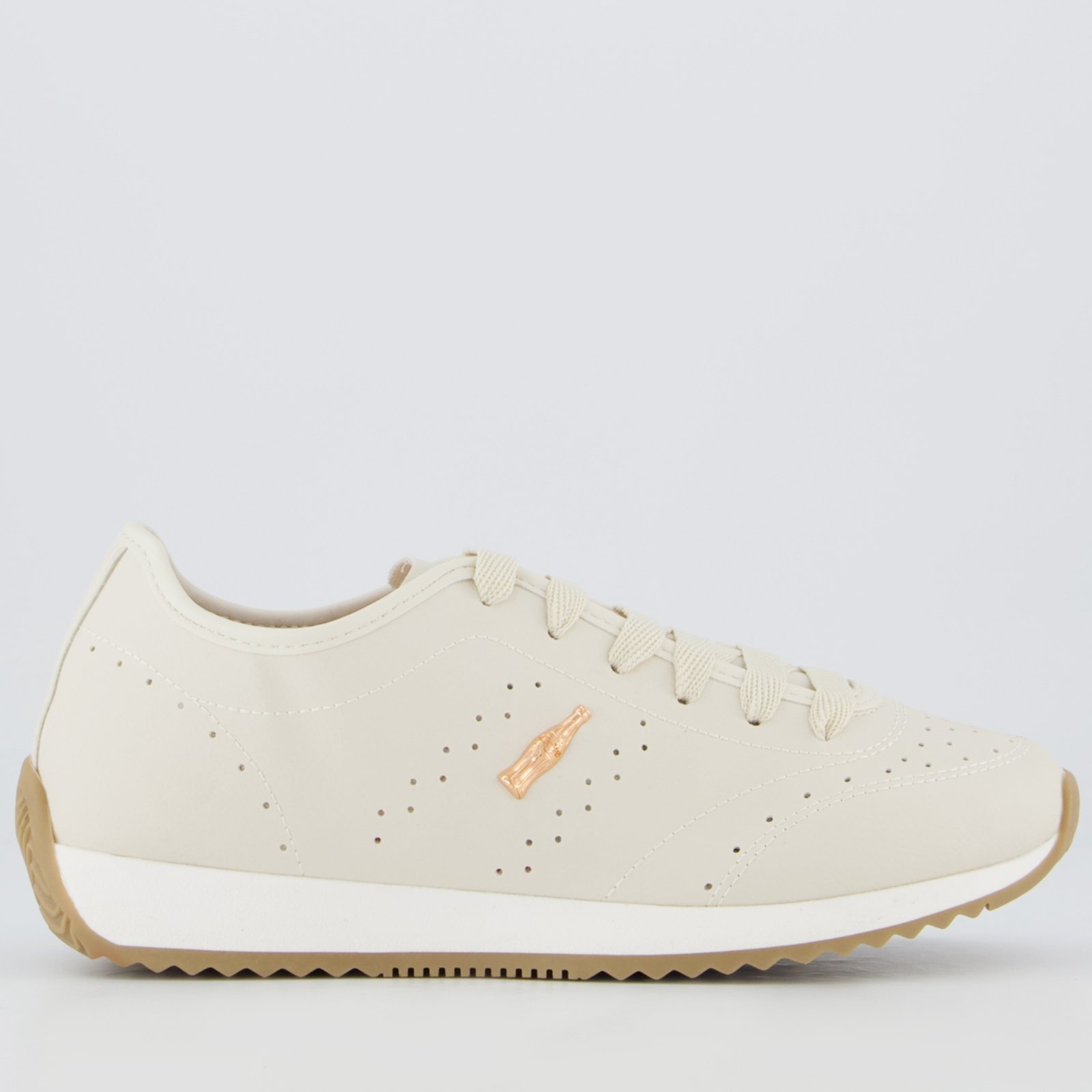 Imagem principal Tênis Coca Cola Eclipse Abbey Feminino Coca-Cola bege