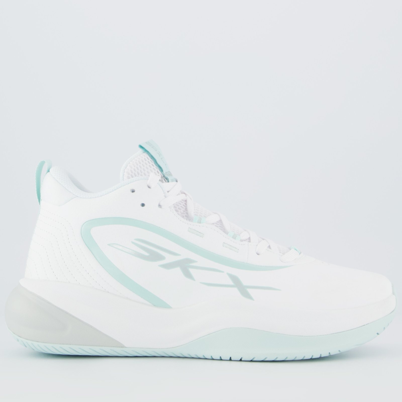 Imagem principal Tênis Skechers SKX League Branco e Azul Claro Skechers branco azul