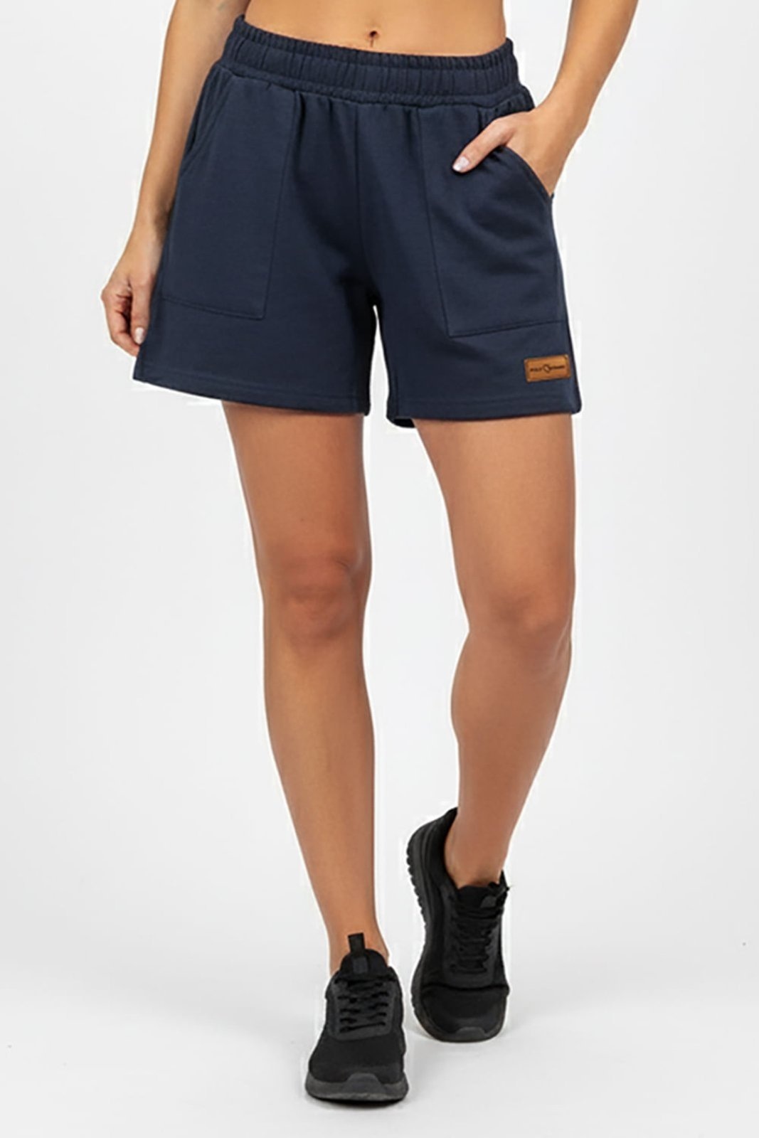 Imagem principal Short Feminino Moletom Logo Polo Wear Escuro Polo Wear azul