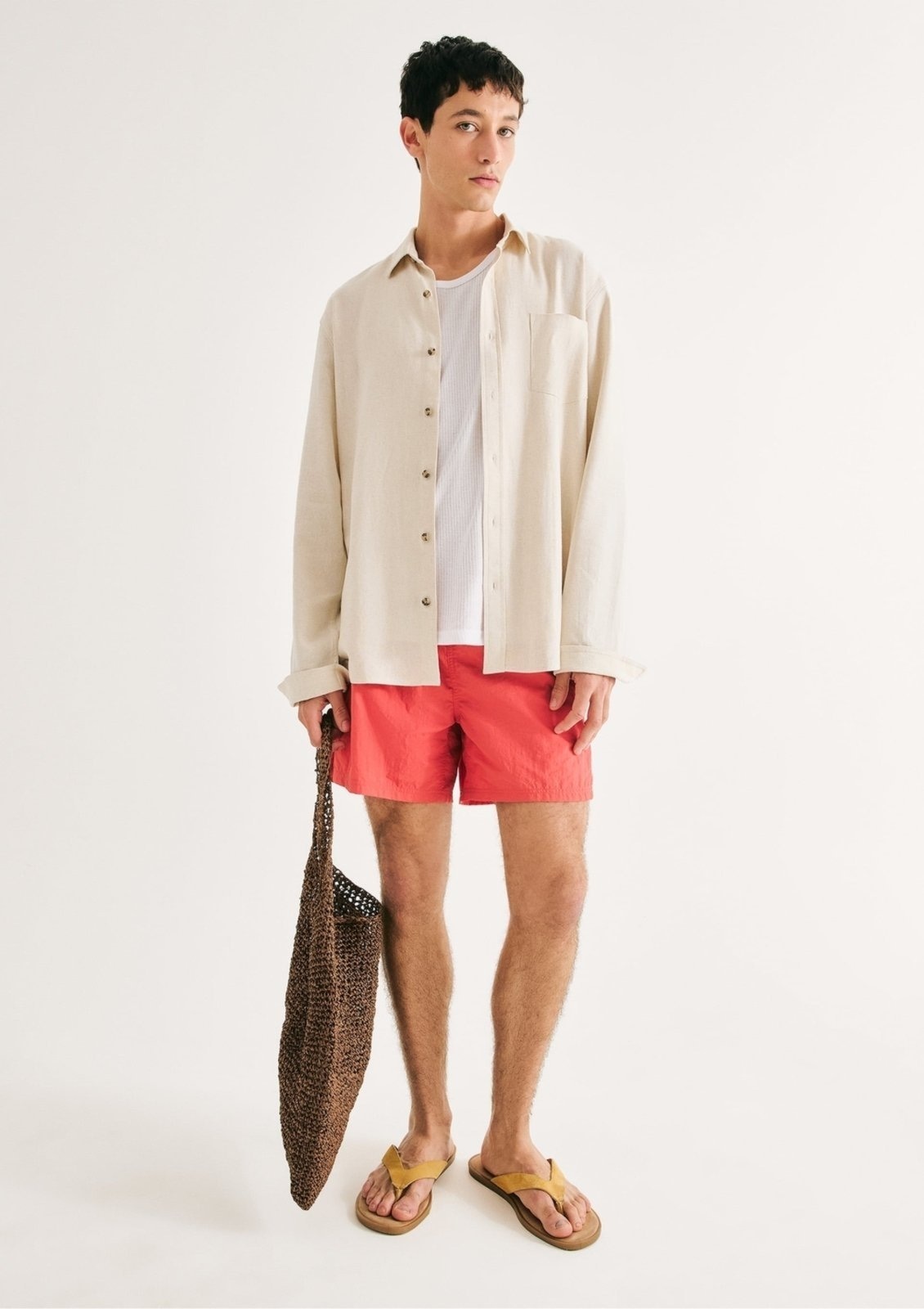 Imagem principal Shorts De Banho Masculino Texturizado Hering vermelho