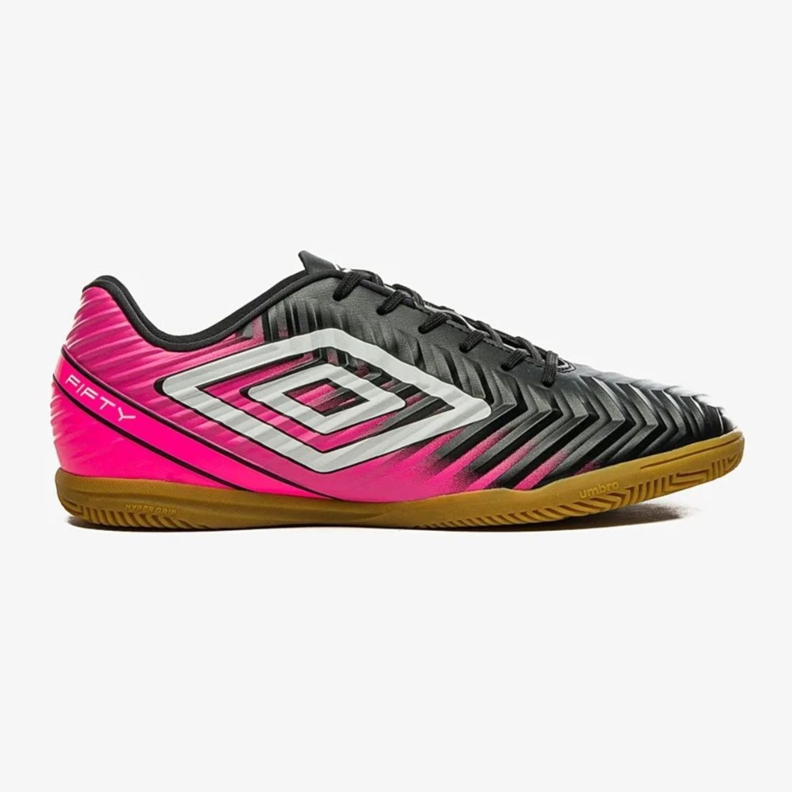 Imagem principal Chuteira Indoor Masc Umbro Fifty Preta E Pink Umbro preto pink