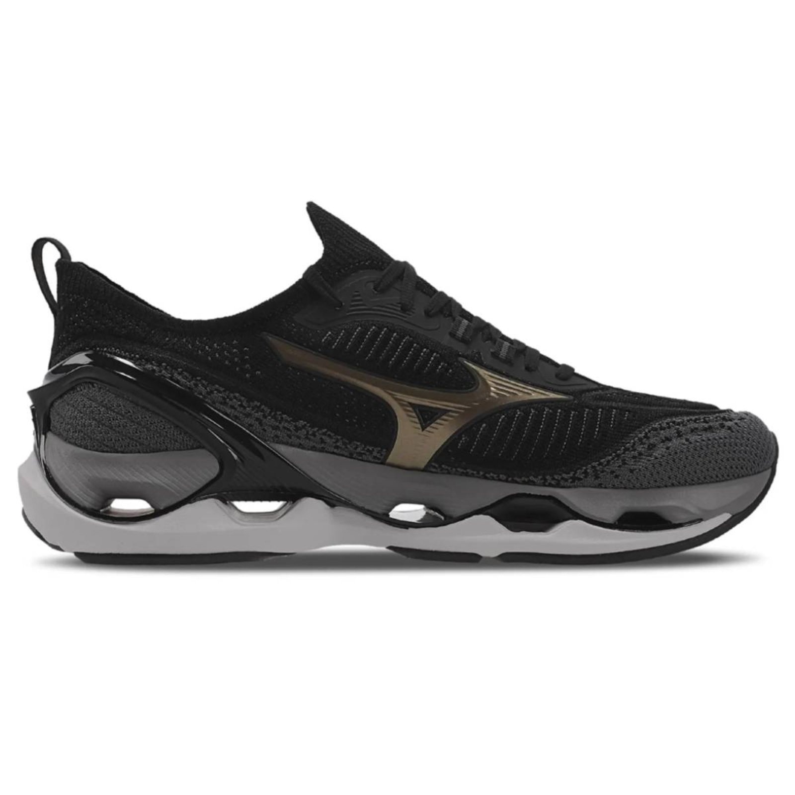 Imagem principal Tênis Mizuno Wave Endeavor 3 - Masculino Dourado Mizuno preto