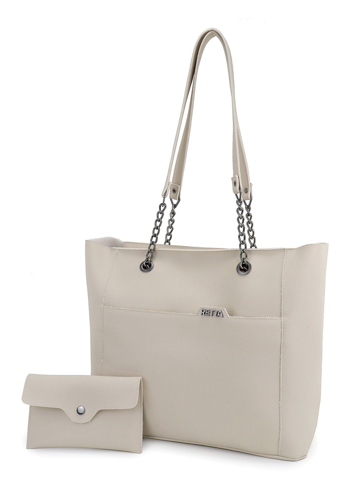 Imagem principal Bolsa Saco Grande Ombro e Mão Retta Oficial Marfim Retta Oficial off-white