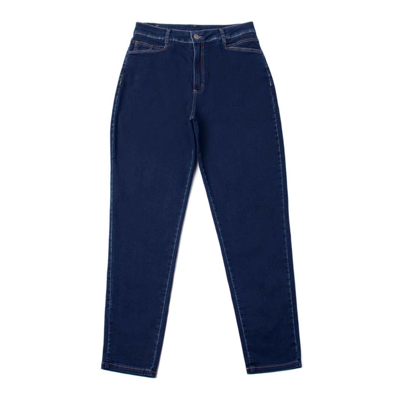 Imagem principal Calça Jeans Feminina Sawary Plus Size Fly Escuro Sawary azul