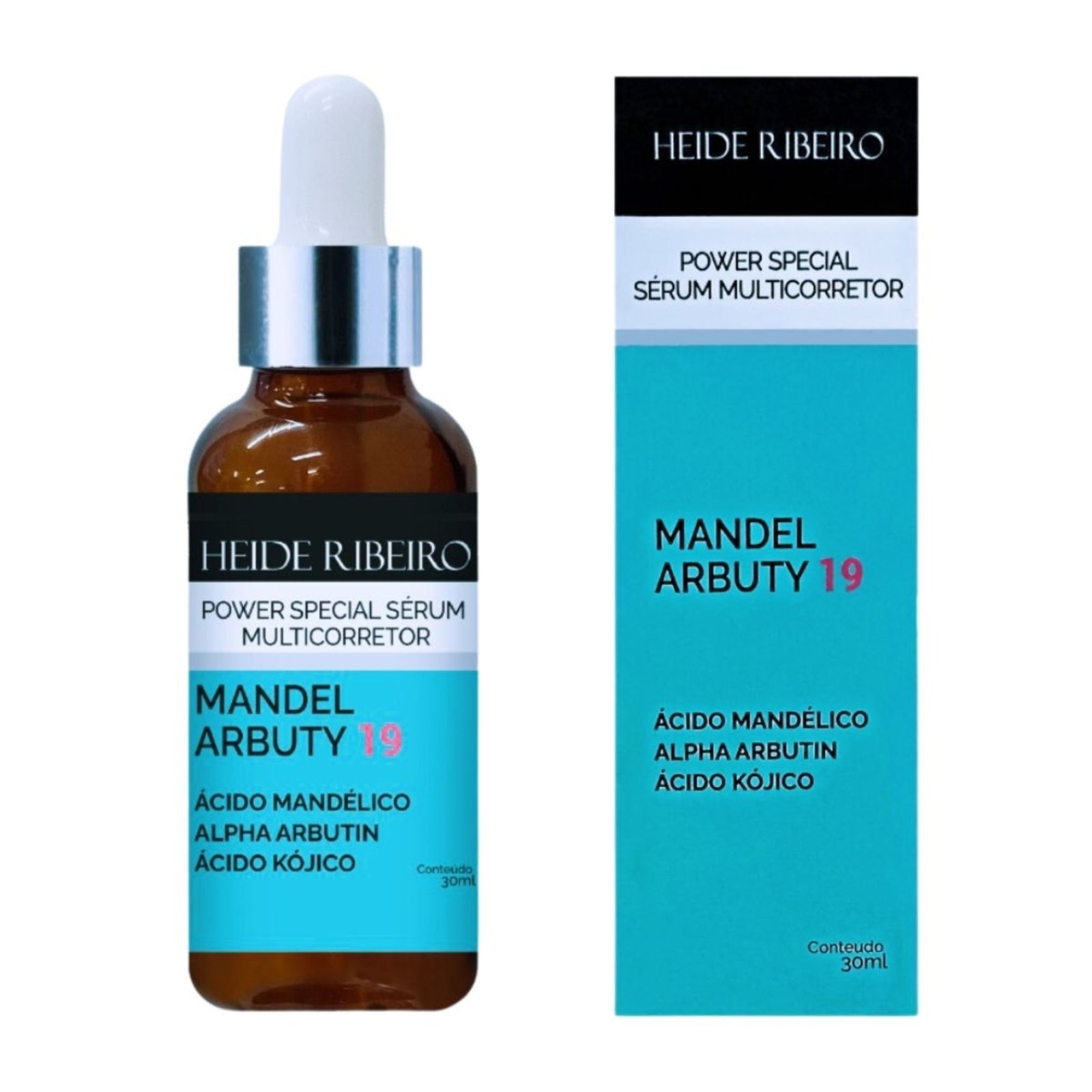 Imagem principal Sérum Mandel Arbuty 19 Heide Ribeiro Multicorretor Tamanho: Heide Ribeiro incolor