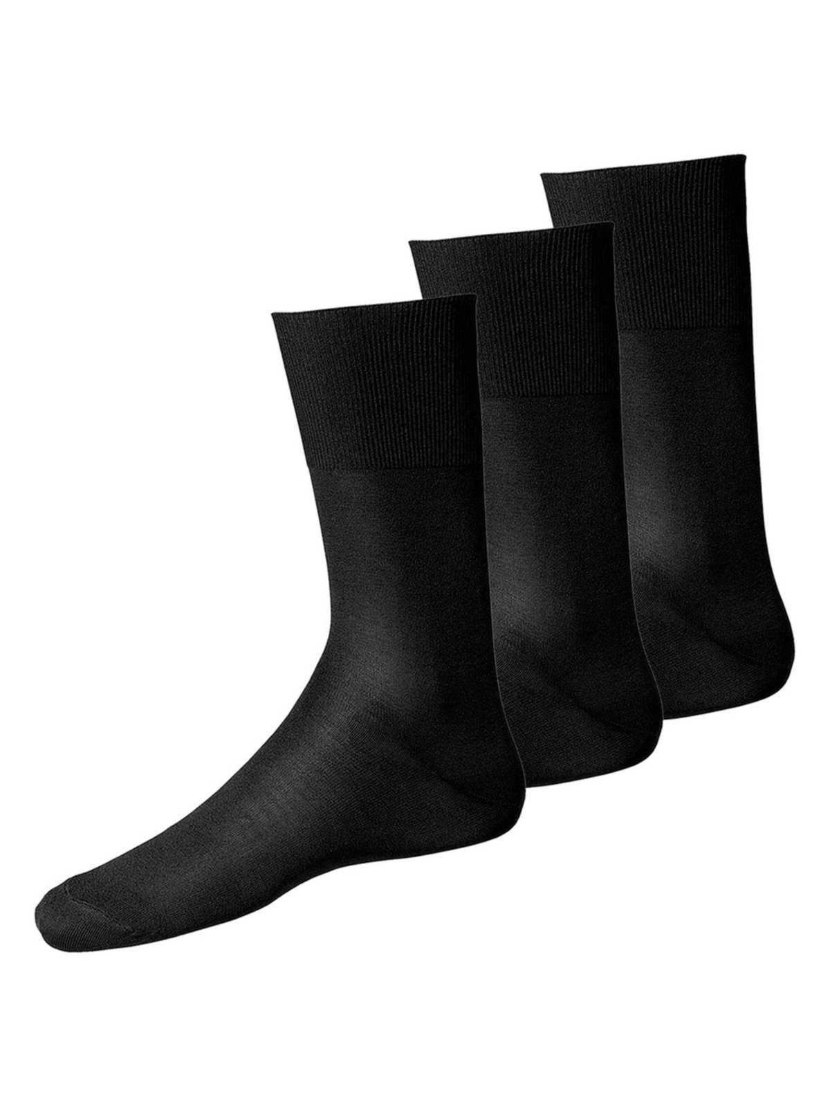 Imagem principal Kit com 3 Pares de Meias Social Lupo 1100 Lupo preto