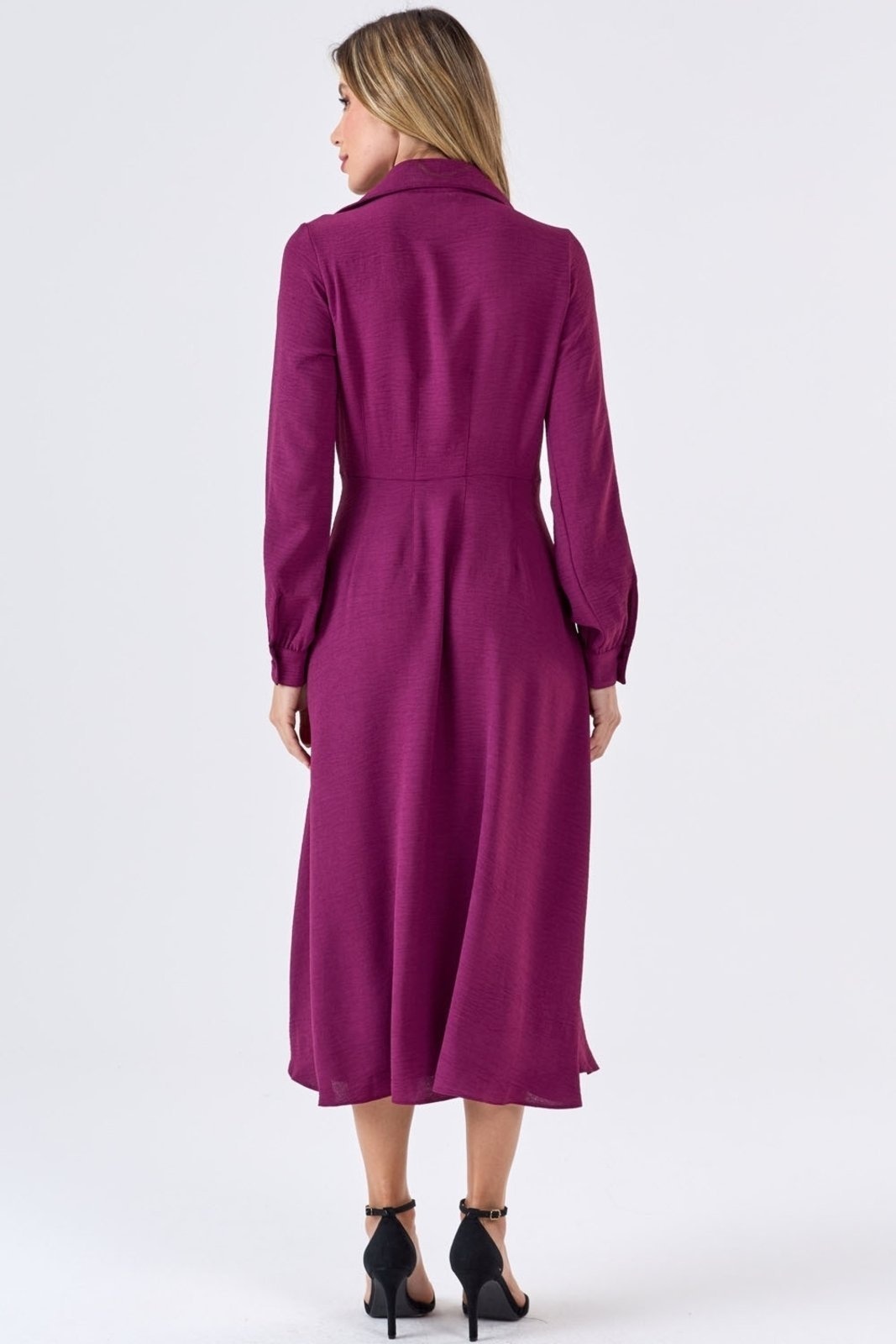 Imagem principal Vestido Chemise Midi PKS Magenta PKS rosa magenta