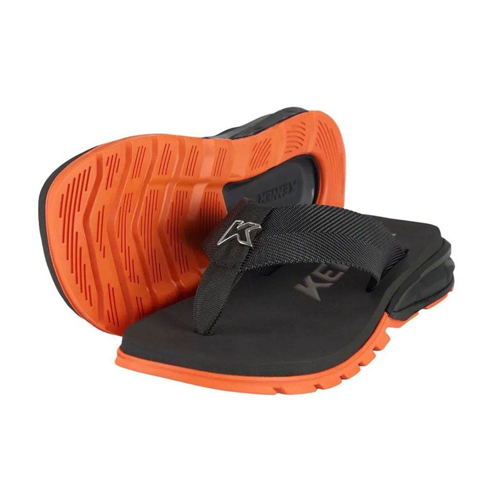 Imagem principal Sandália Kenner Orak Masculino Laranja Kenner preto