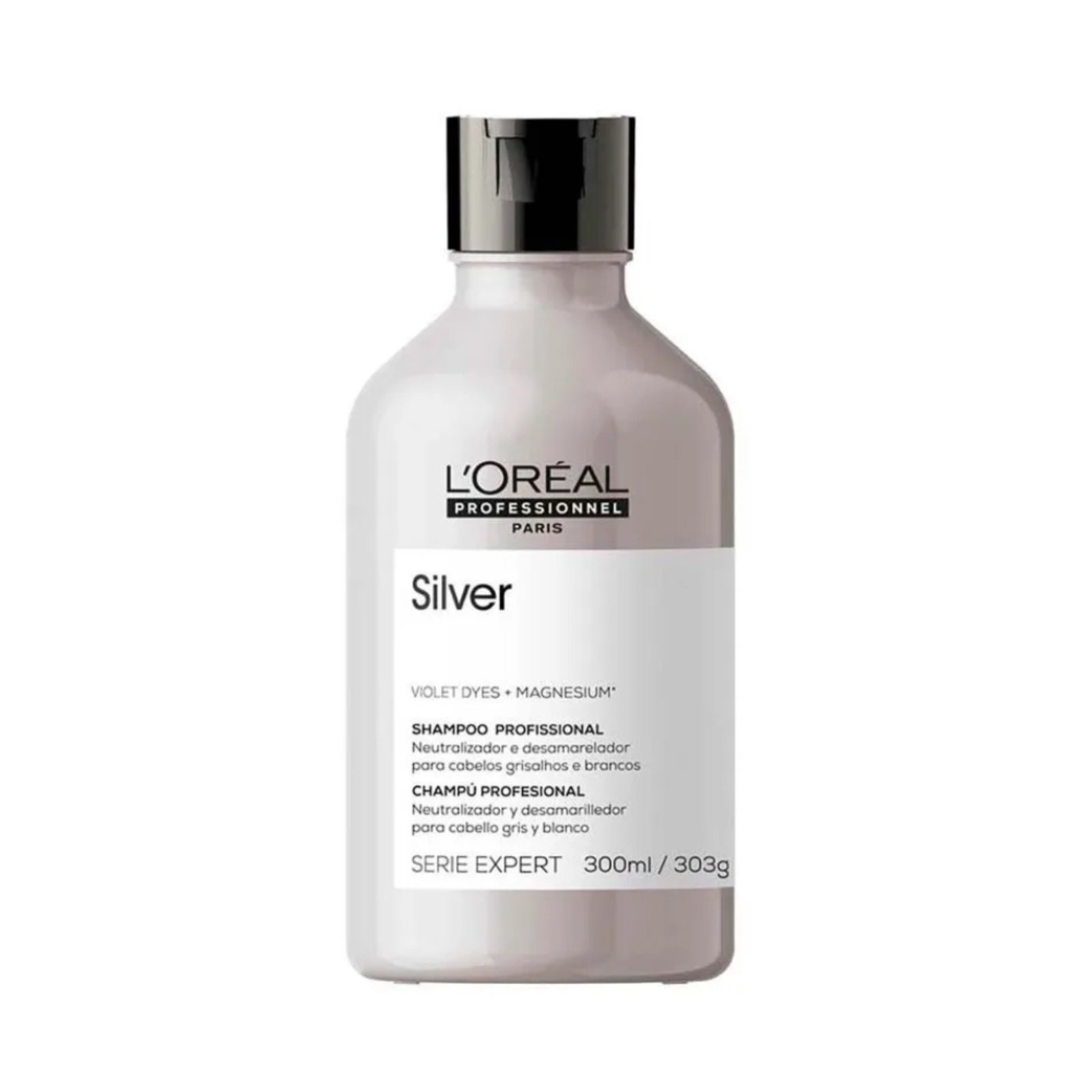 Imagem principal L'Oréal Professionnel Magnesium Silver - Shampoo Loreal cinza/roxo silver