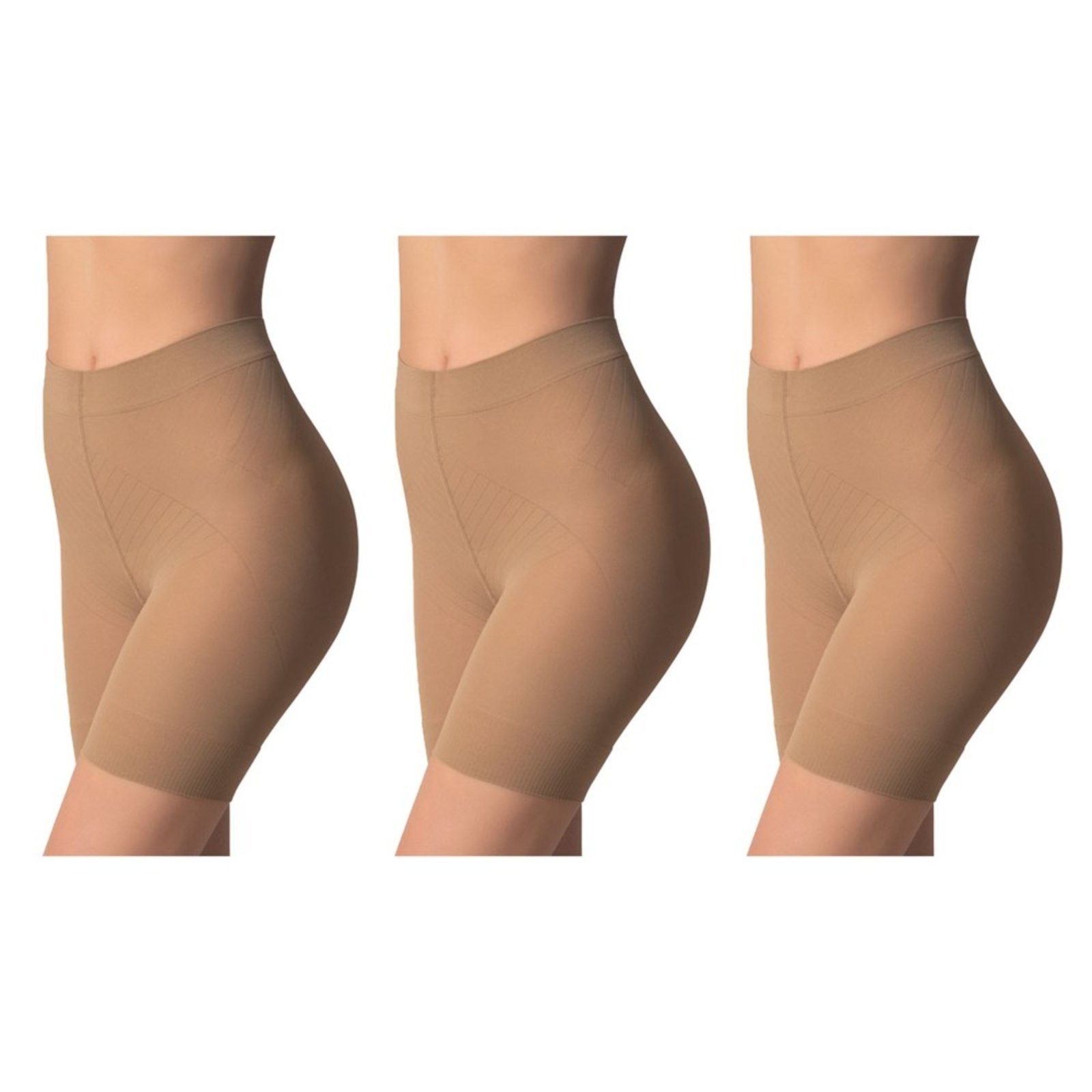 Imagem principal Kit 3 Shorts Selene Modelador Feminino SELENE bege