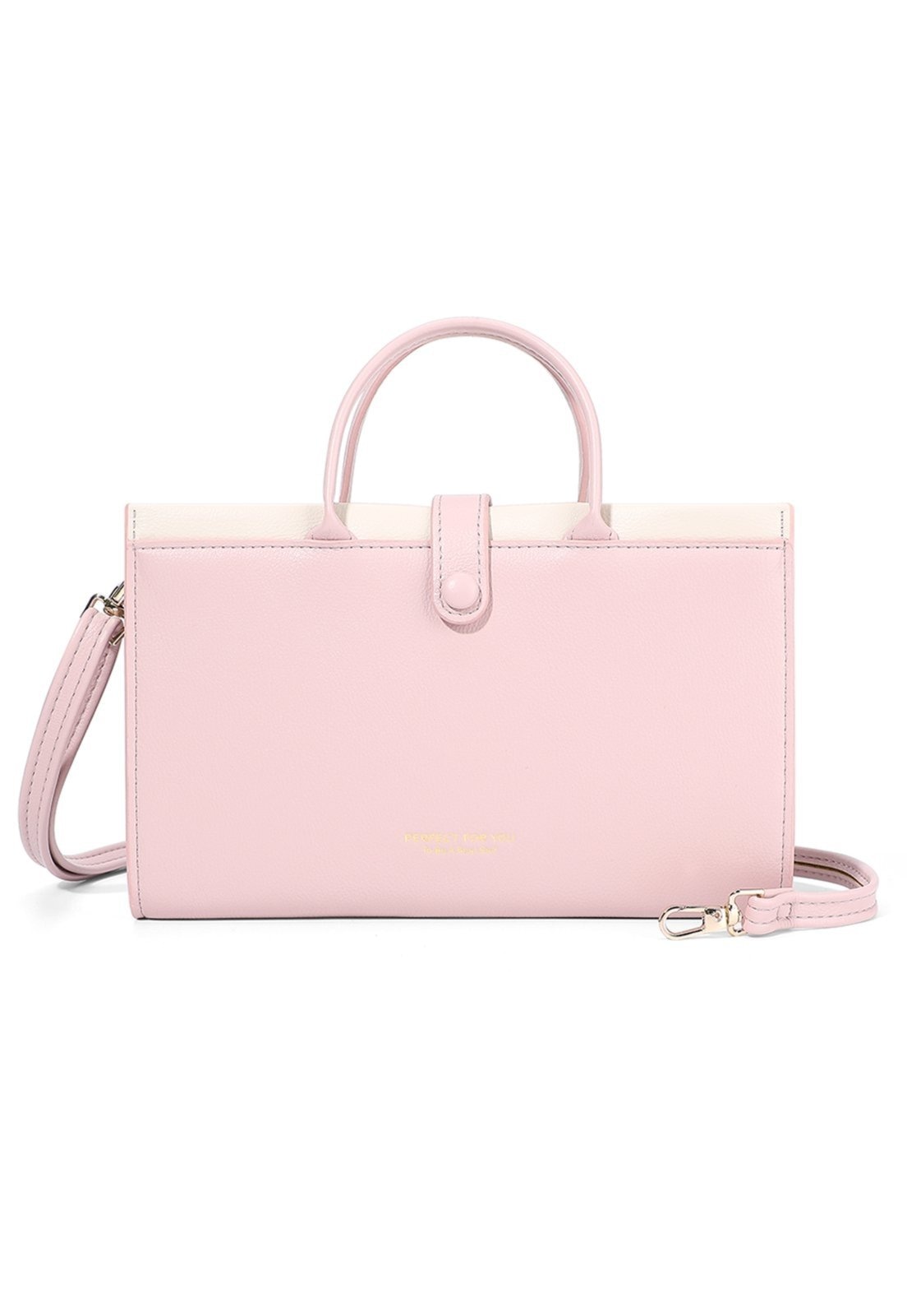 Imagem principal Bolsa Carteira Porta Celular Alça Transversal Rosa Feminina Reforçada Perfect For You lilás rosa