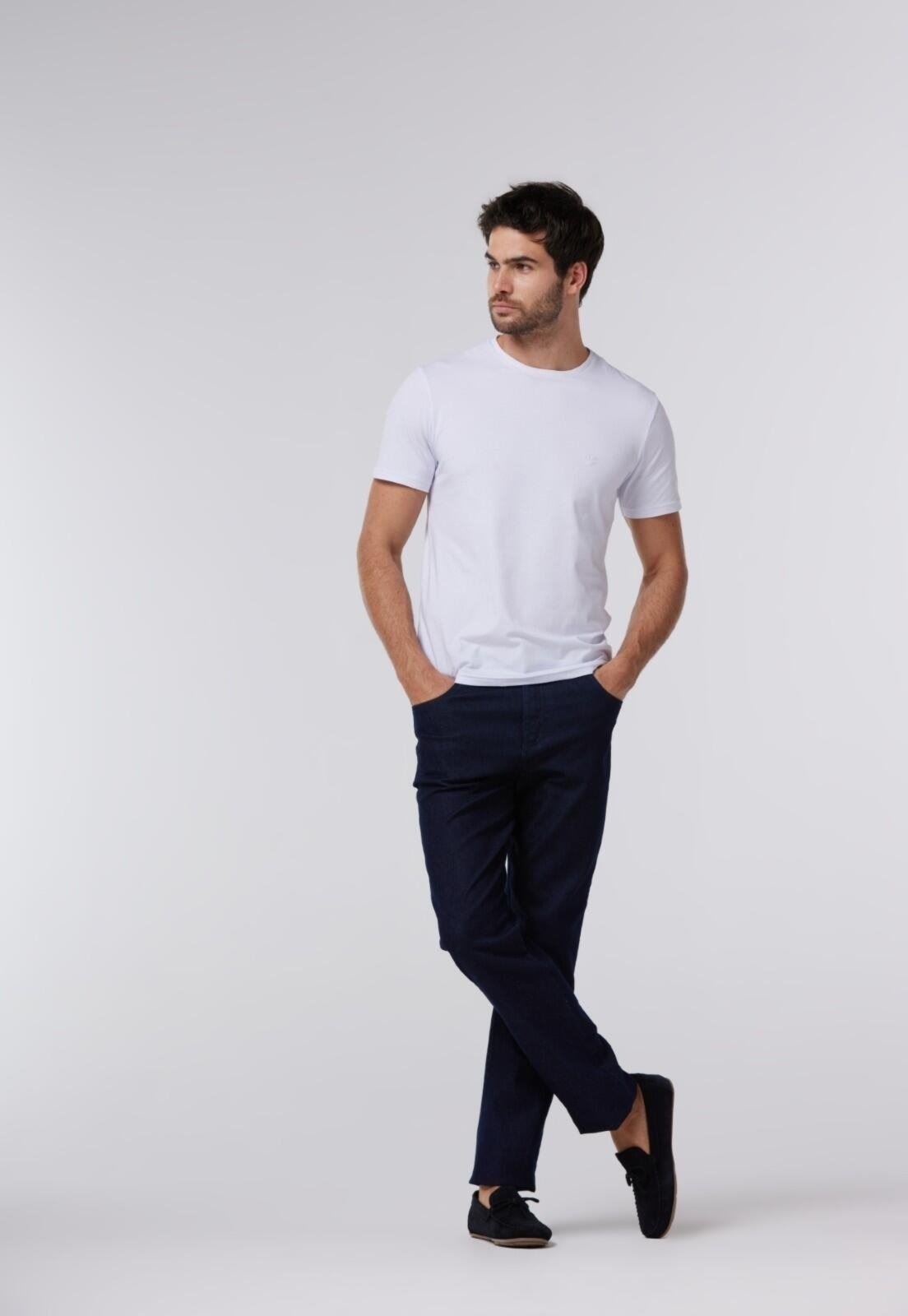 Imagem principal Calça Jeans Traymon Regular 5 Bolsos Marinho Traymon azul marinho