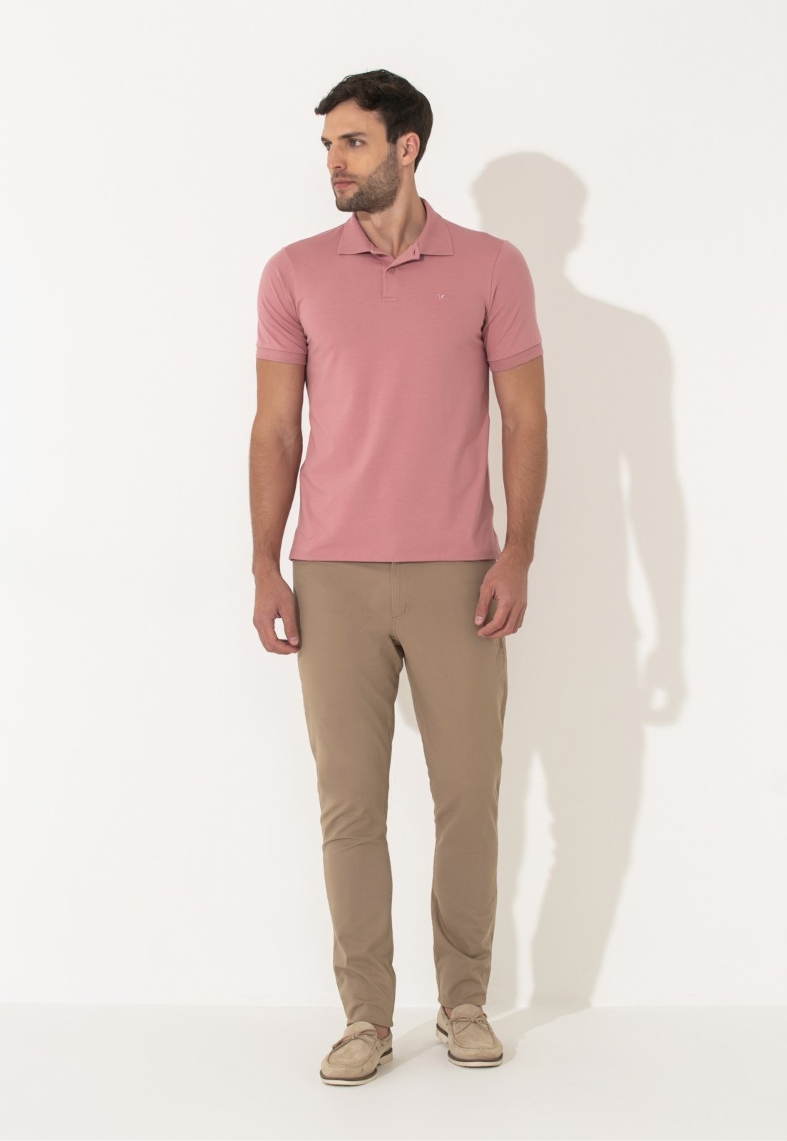 Imagem principal Calça Sarja Traymon Slim 5 Bolsos Areia Traymon caramelo