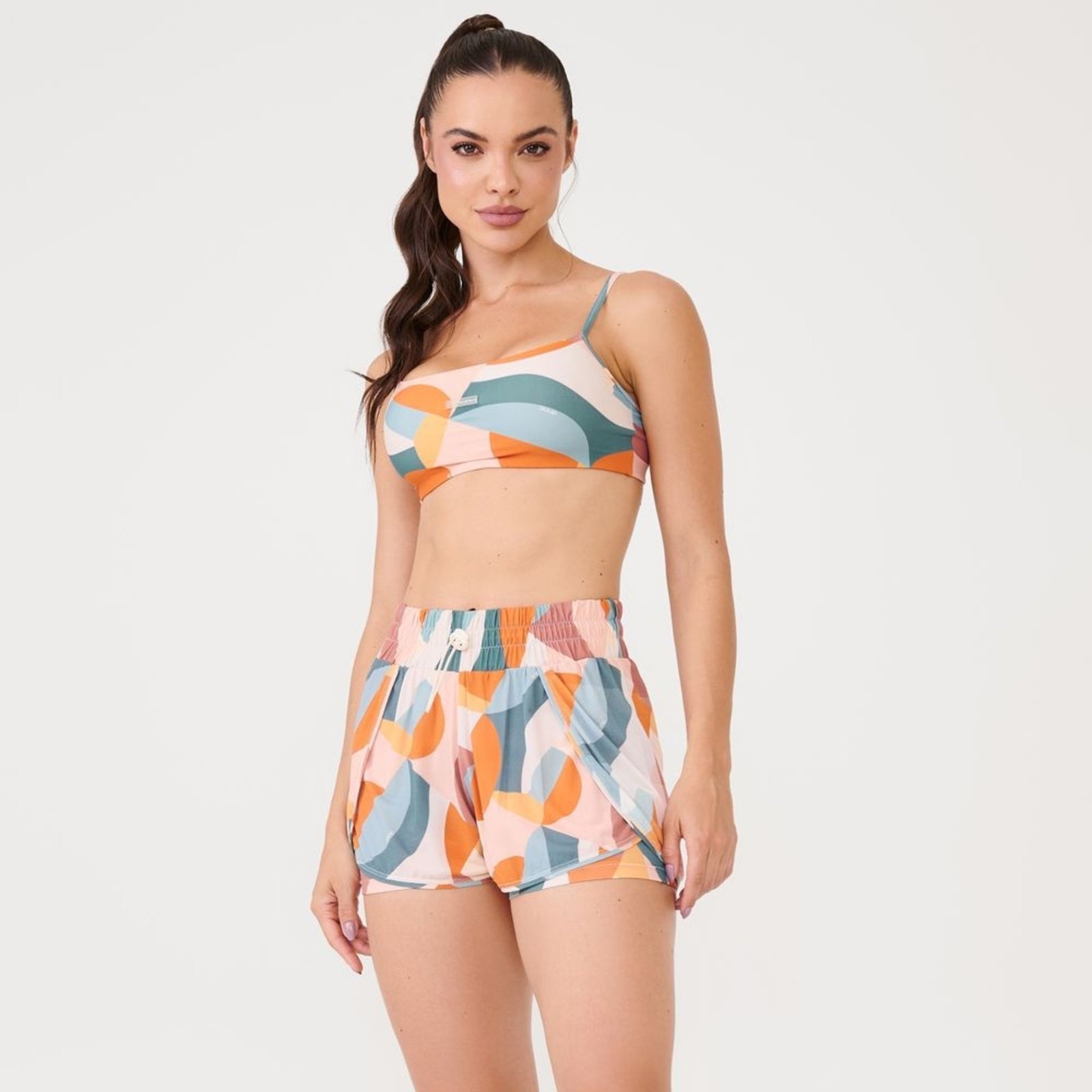 Imagem principal Short Transpassado Estampa Moves Poliamida Soft Donna Carioca estampado