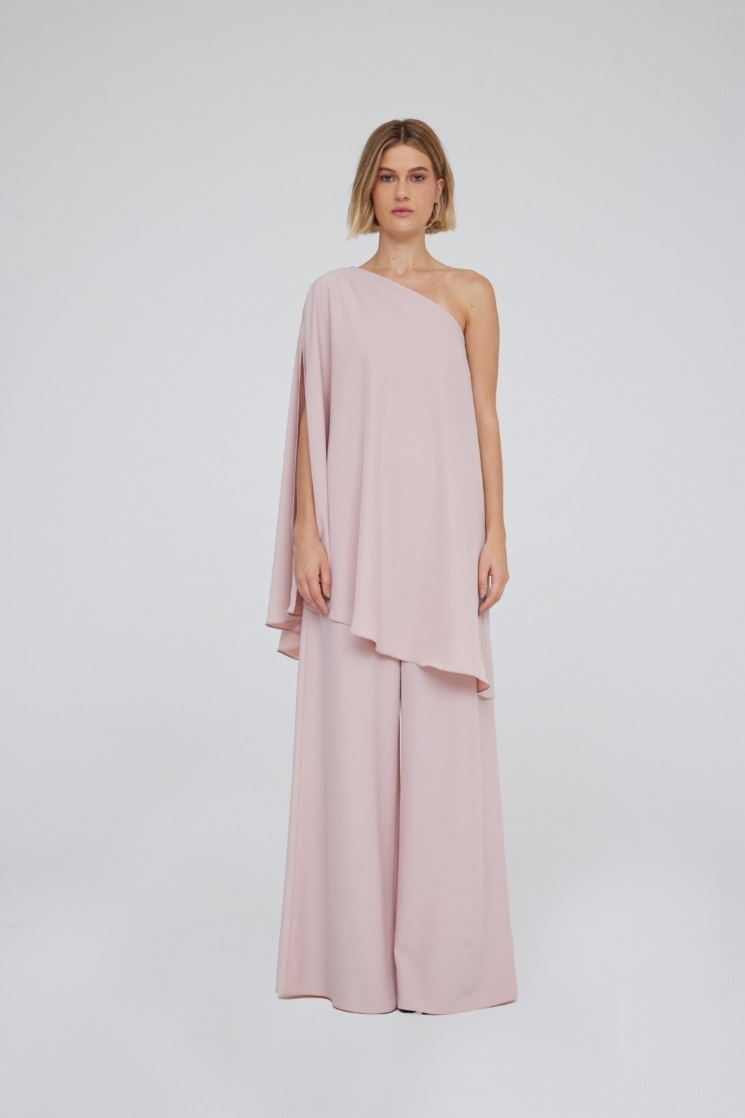 Imagem principal Calça Pantalona Traymon Cintura Alta Rosé Traymon rosa rosé