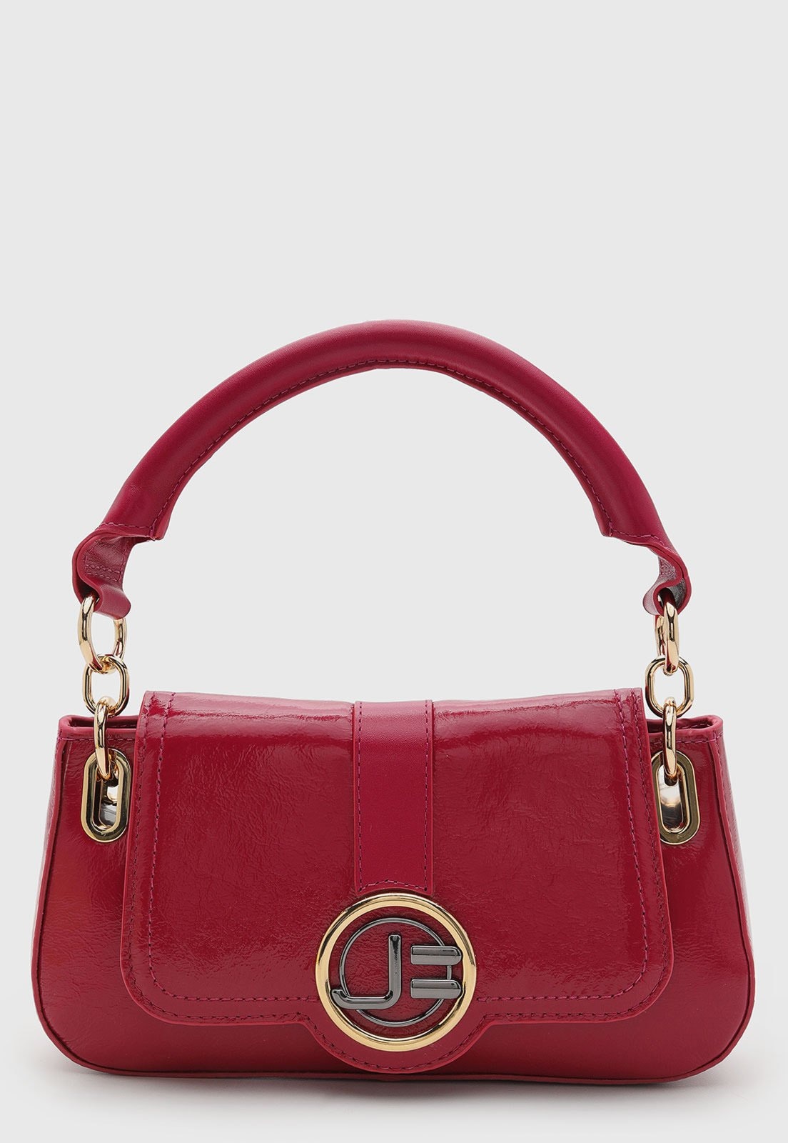 Imagem principal Bolsa Feminina Jorge Bischoff Média Detalhe Metálico Jorge Bischoff rosa