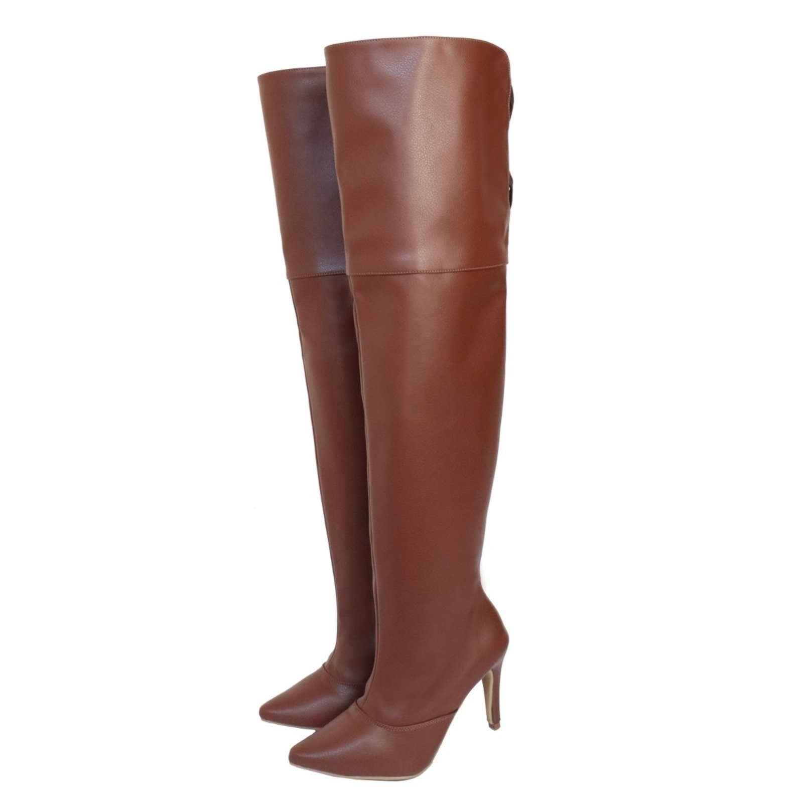 Imagem principal Bota Over The Knee Hannah Footwear Bico Fino 1722 Floter Cacau Hannah Footwear marrom