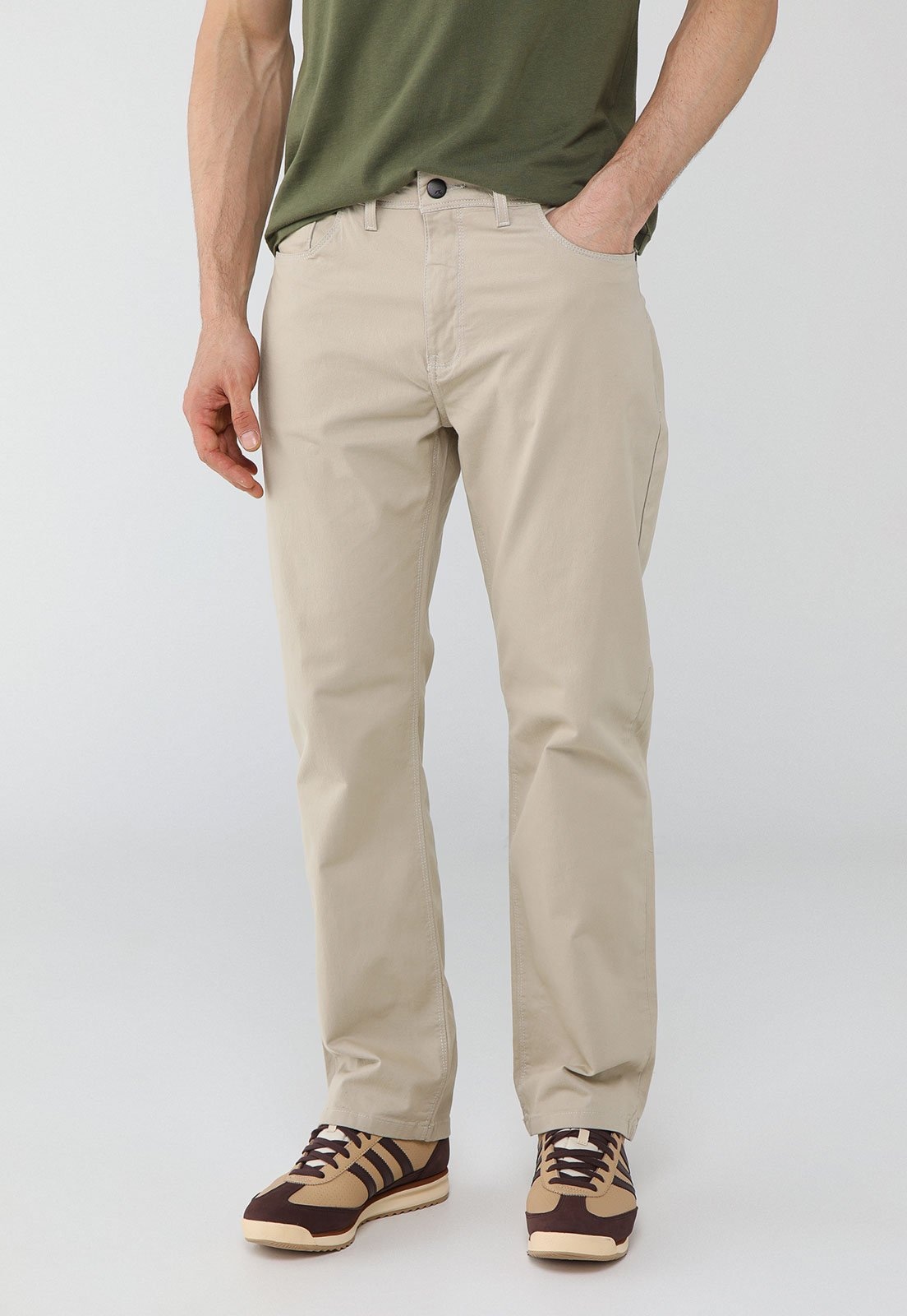 Imagem principal Calça Masculina Rusty Quiet Reta Aveia Rusty bege