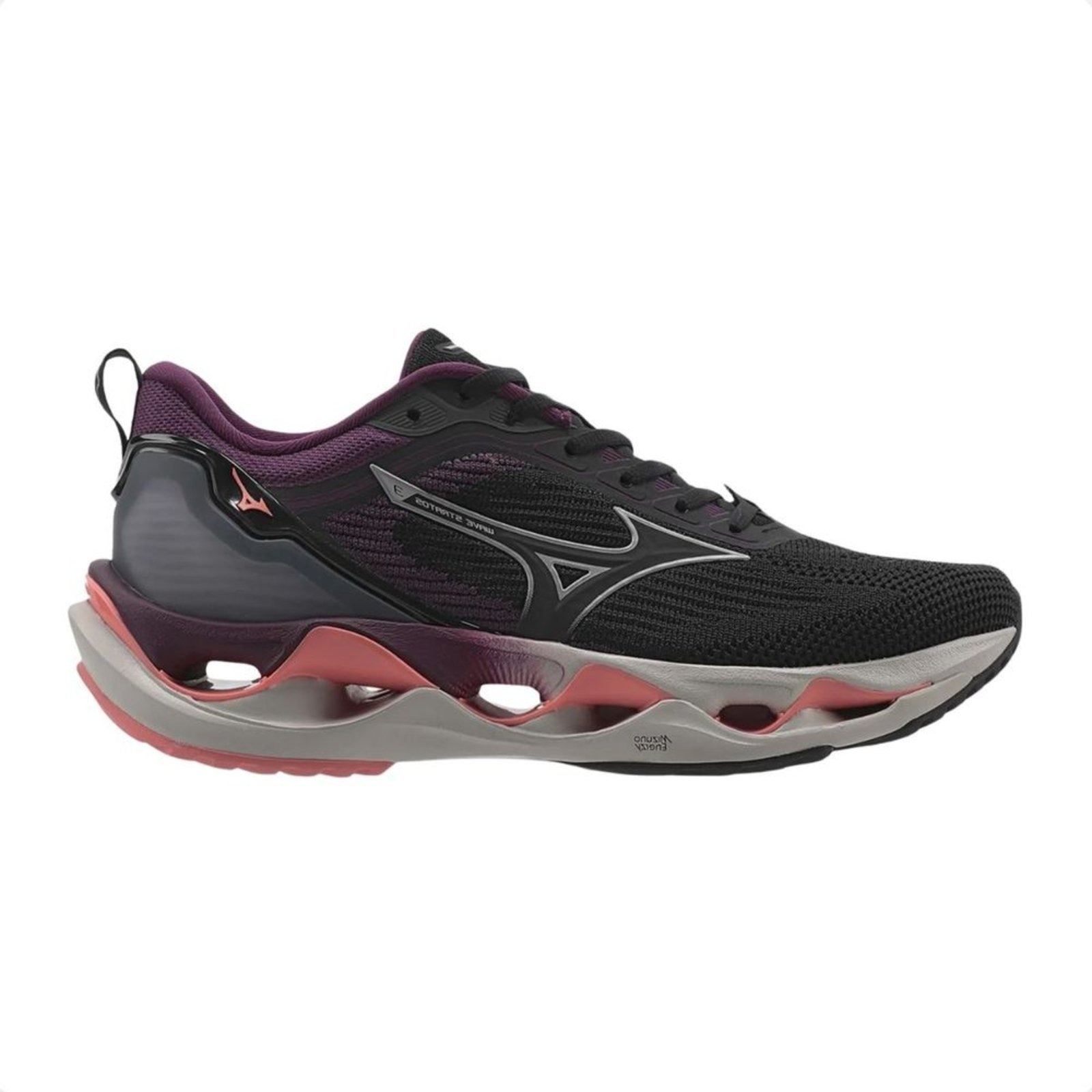 Imagem principal Tênis Running Feminino Mizuno Wave Stratos 3 Mizuno preto