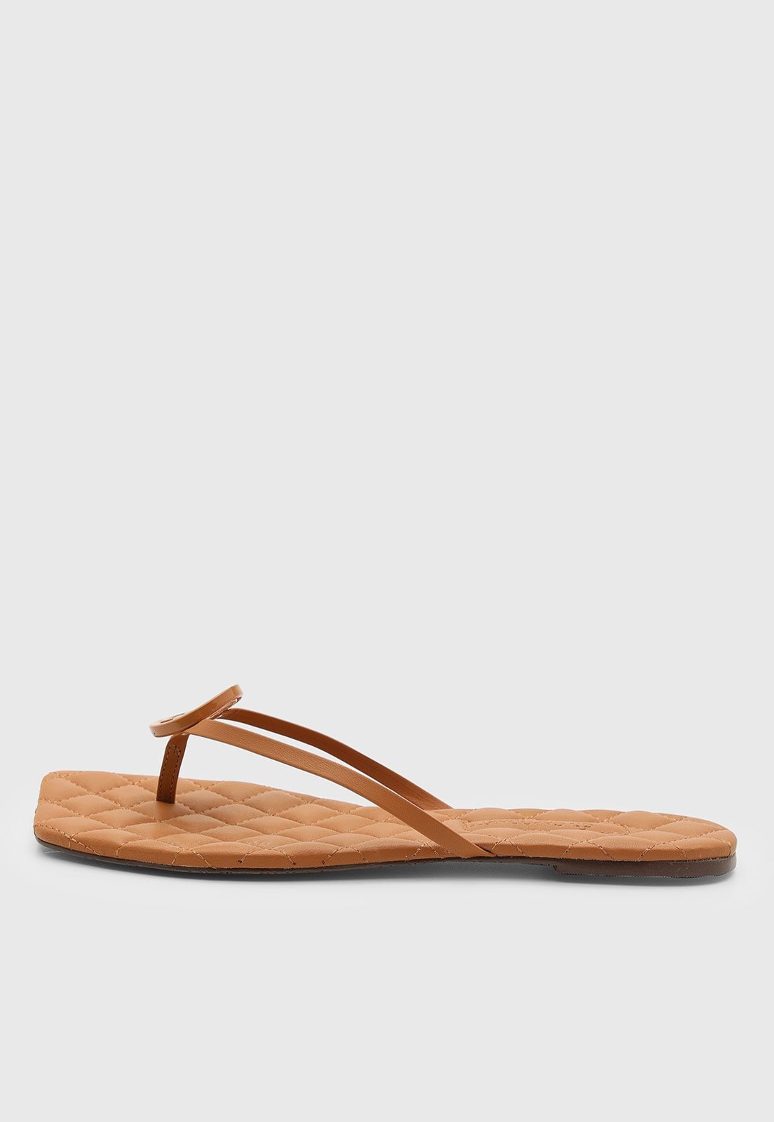 Imagem principal Rasteira Feminino Capodarte Aberta Tiras Finas Capodarte caramelo