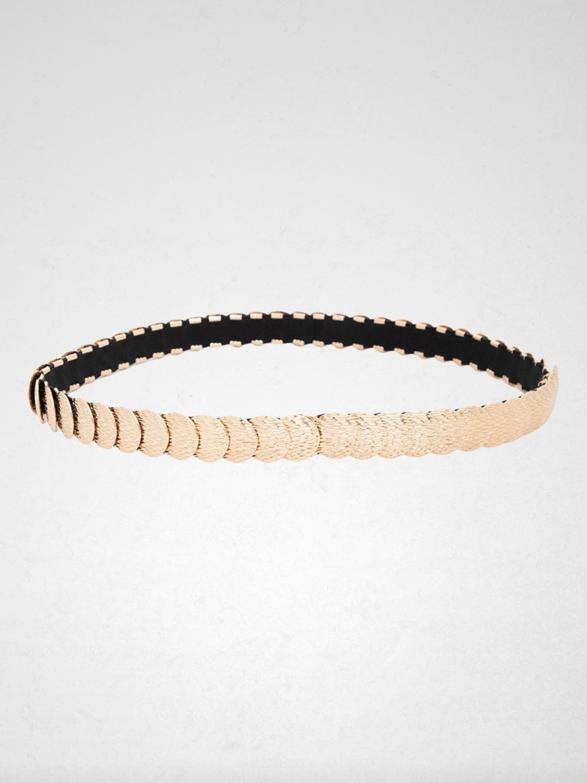 Imagem principal Cinto Via Lessa Moneda em Elástico com Moedas Via Lessa dourado