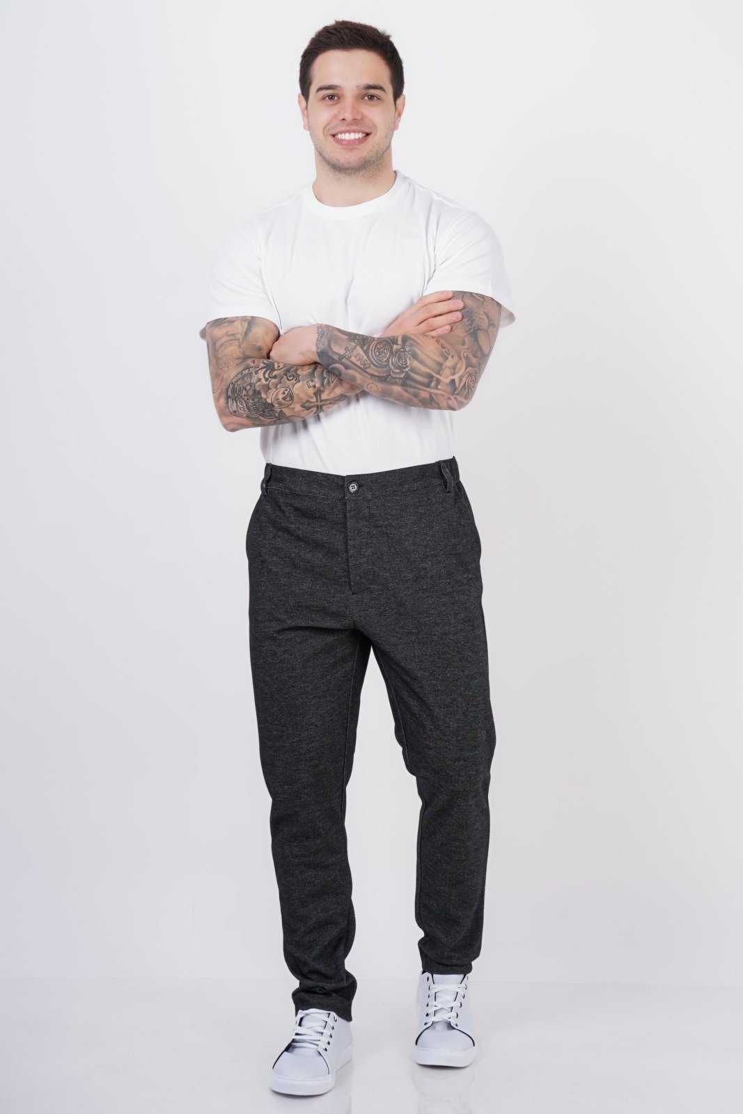 Imagem principal Calça Moletom Masculina Sh Fashion inverno Cor Chumbo SH FASHION cinza