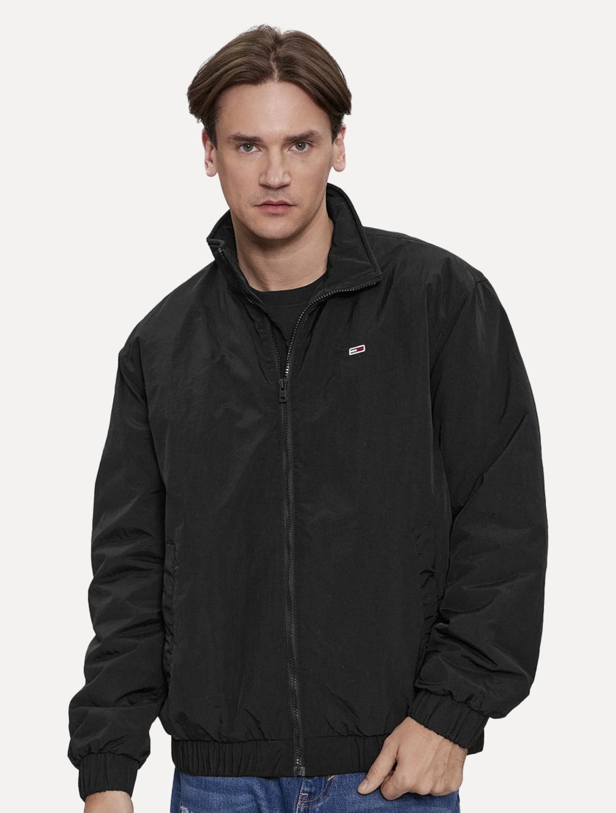 Imagem principal Jaqueta Tommy Jeans Masculina Essential Padded Plain Preta Tommy Jeans preto