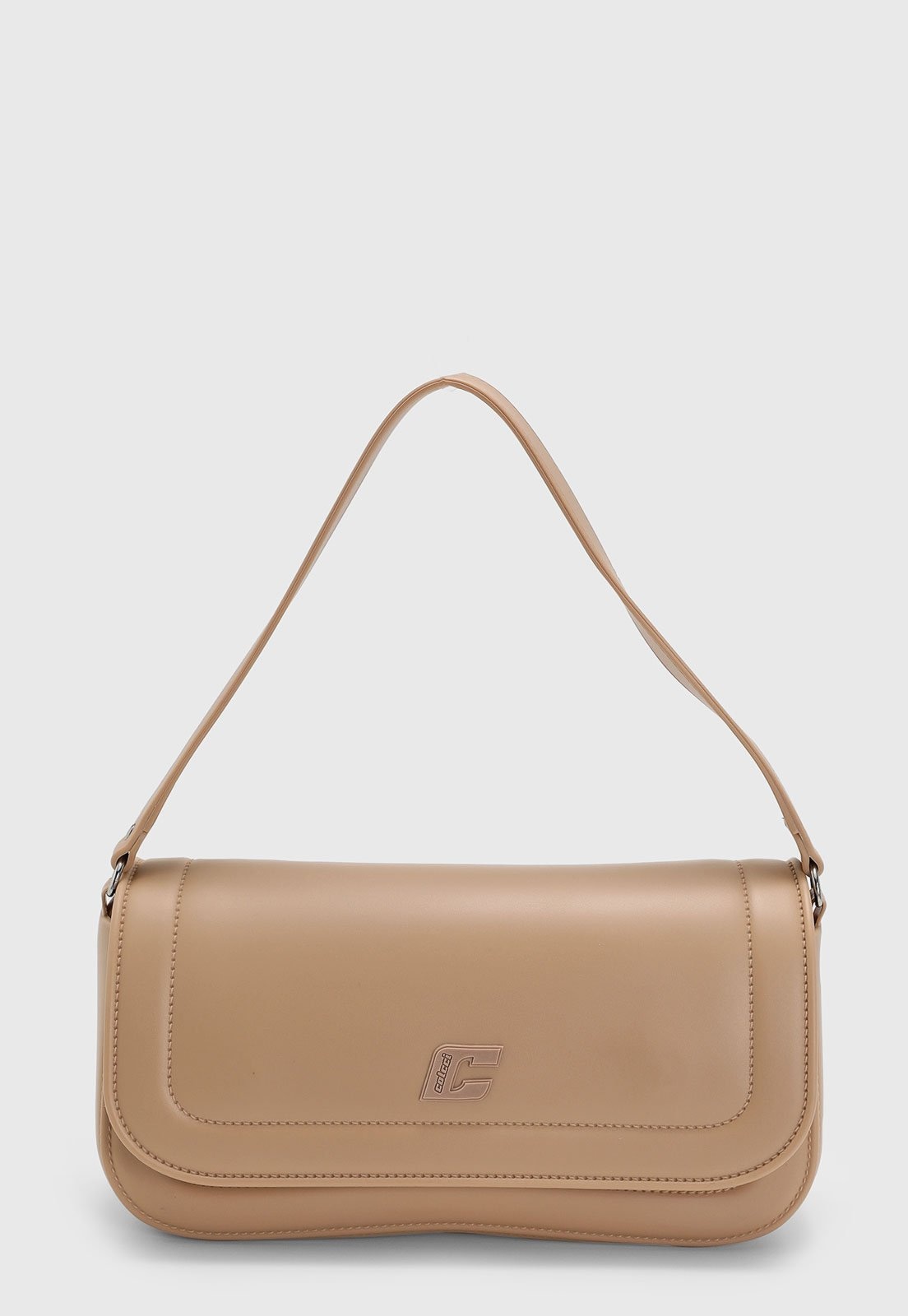 Imagem principal Bolsa Feminina Colcci Média Logo em Relevo Colcci bege