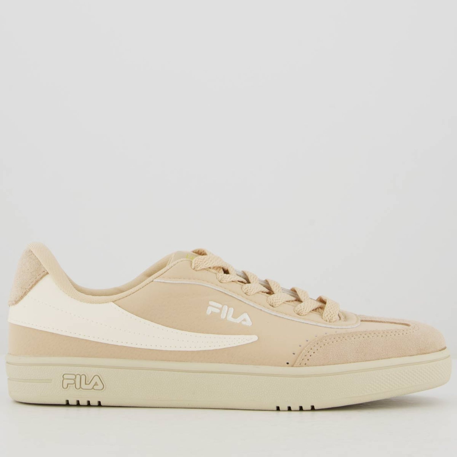 Imagem principal Tênis Fila Court 80 Feminino e Dourado Fila bege