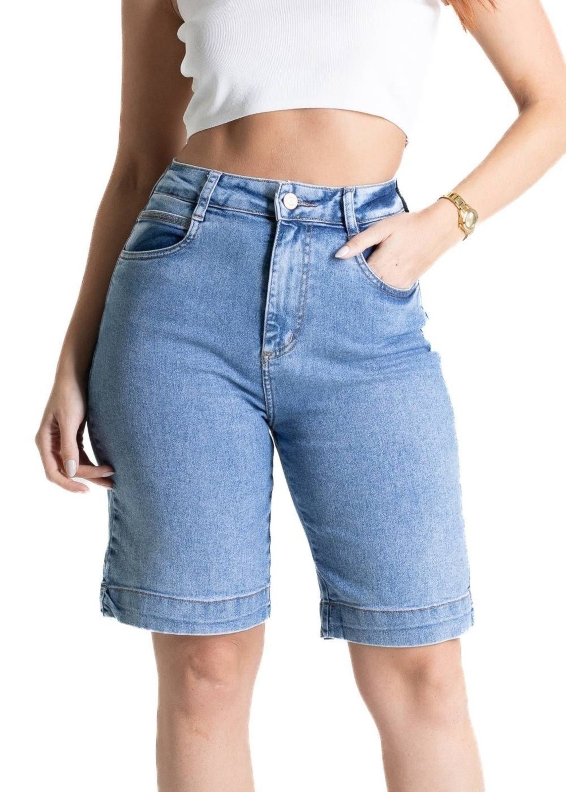 Imagem principal Bermuda Jeans Sawary - 281078 Sawary azul