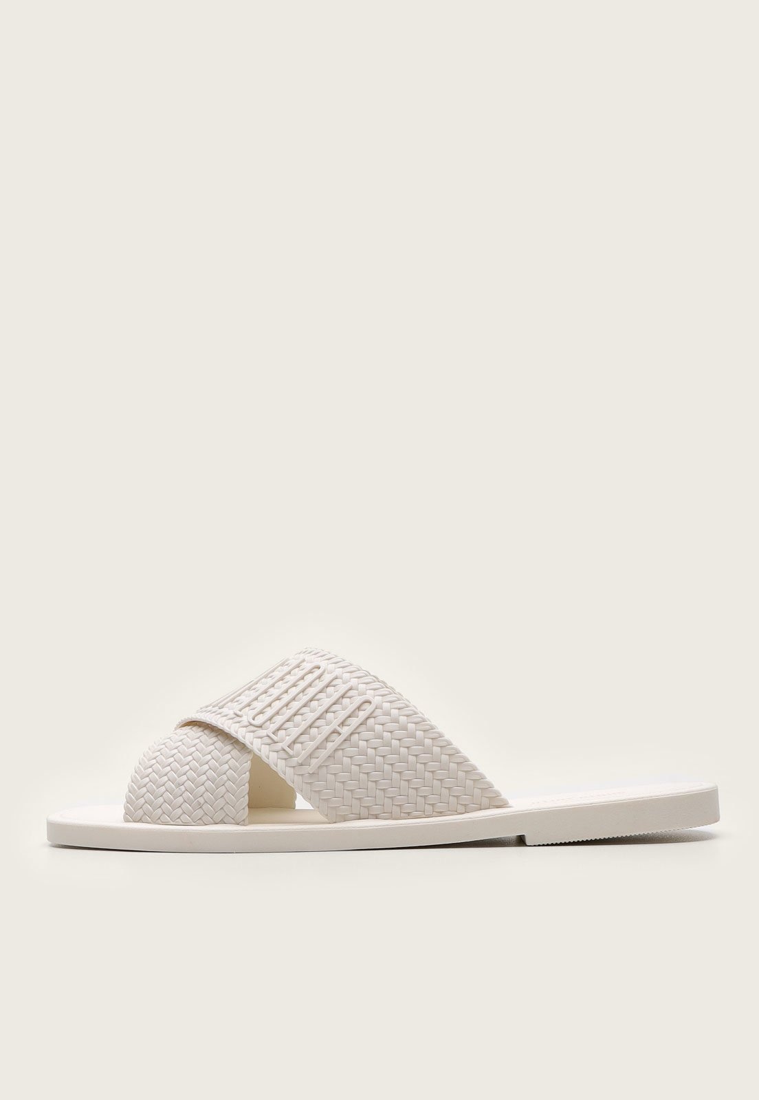 Imagem principal Rasteira Santa Lolla Logo Off-White Santa Lolla off-white white