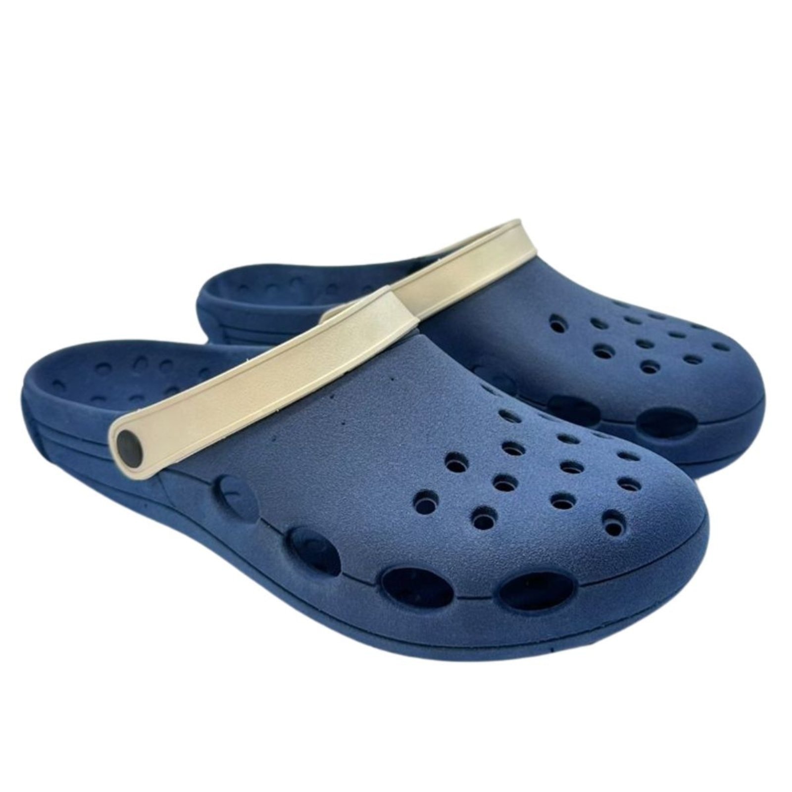 Imagem principal Babuche Sapato Masculino Veritimo Conforto Chinelo Dia a Dia Versátil Anatômico Veritimo azul marinho/bege