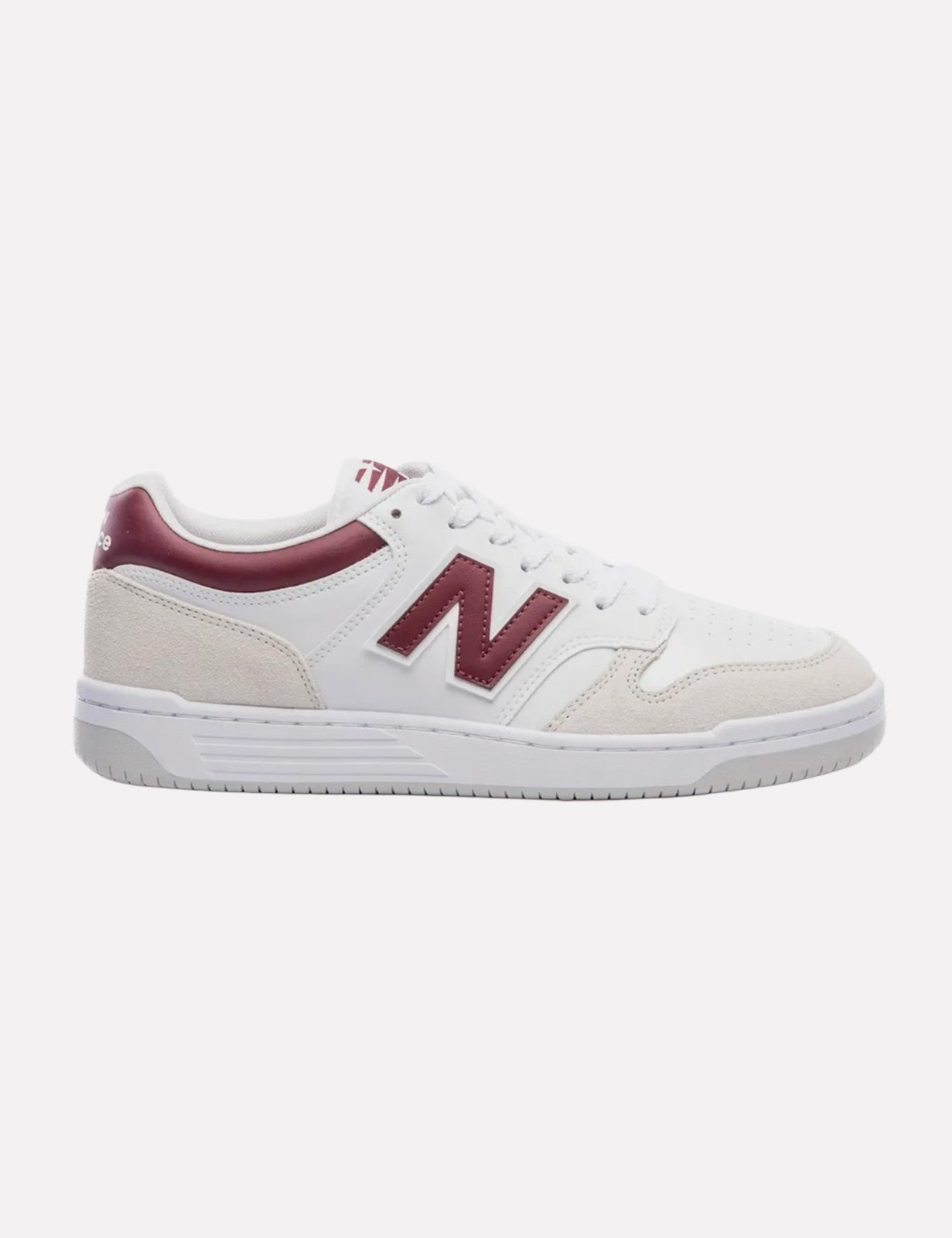Imagem principal Tênis New Balance 480L Vinho New Balance branco