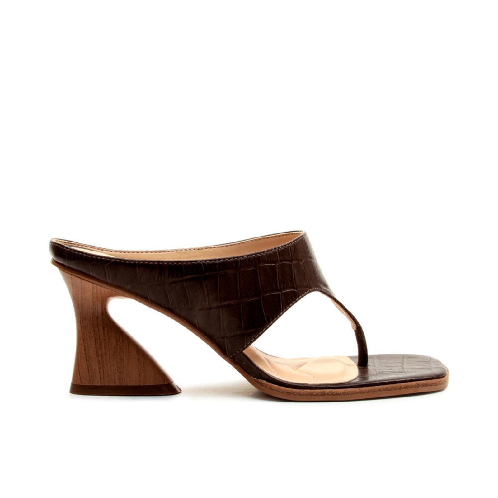 Imagem principal Tamanco Couro Salto Médio Cecconello 2747002-2 Cecconello marrom