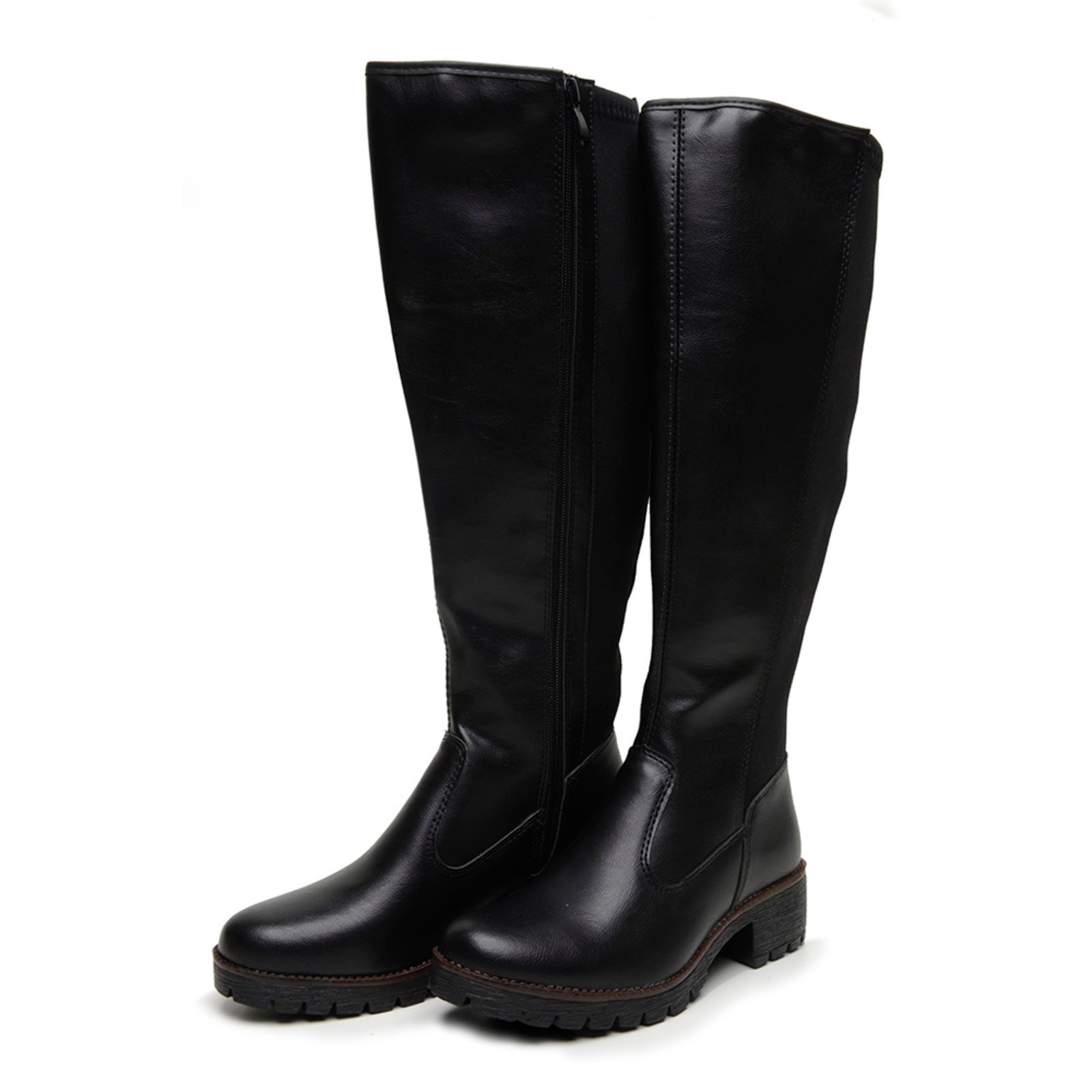 Imagem principal Bota Feminina Cano Longo Over Montaria Rodeio Macia Preta Bia Ramos preto