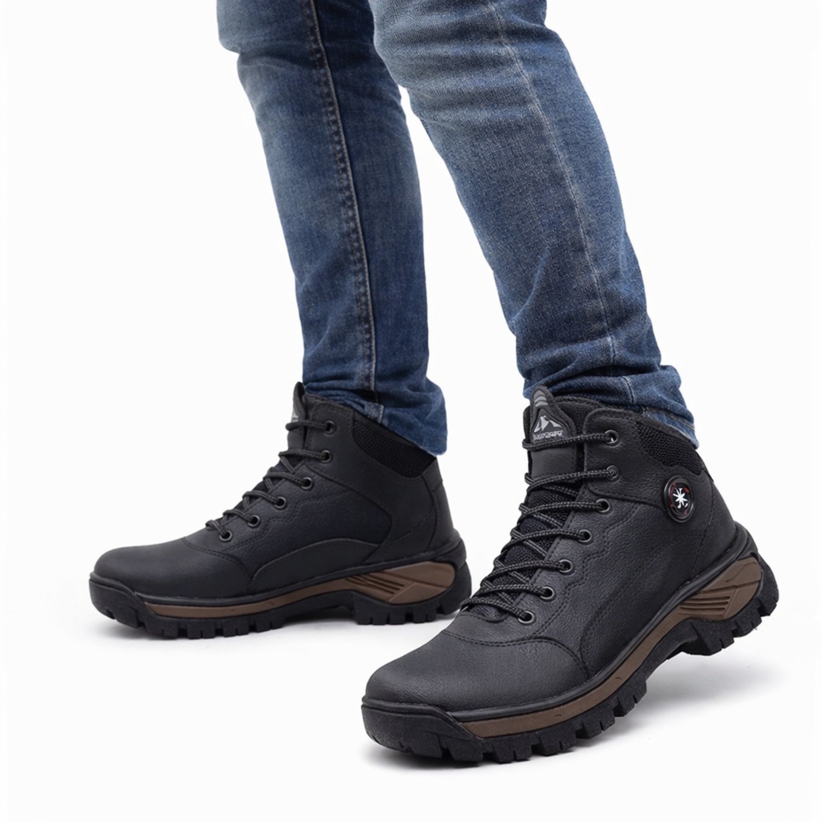 Imagem principal Bota Coturno Adventure Masculino Motociclista Robusto Trilha Bia Ramos preto