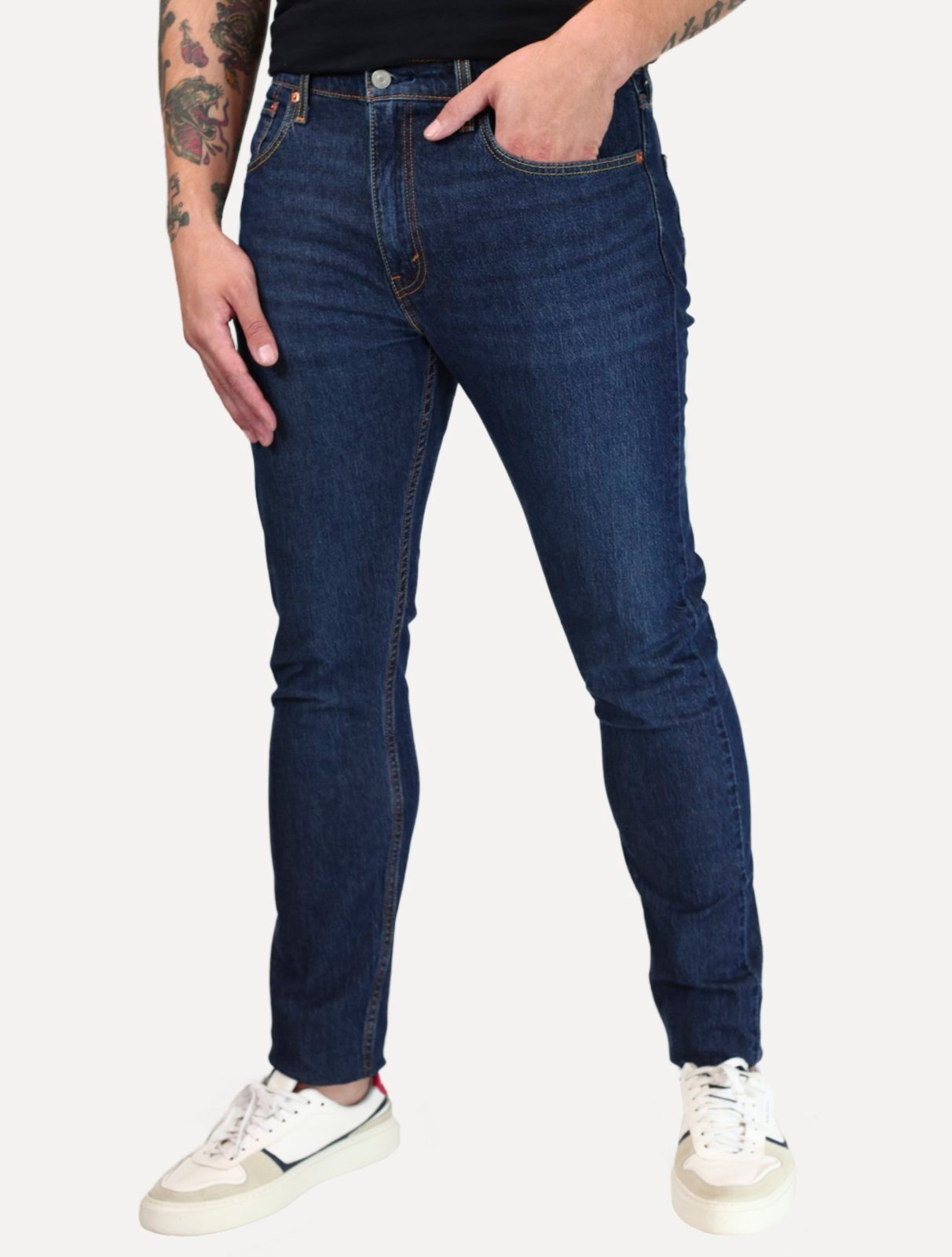 Imagem principal Calça Levis Jeans Masculina 512 Slim Taper Stretch Cool Escura Levis azul