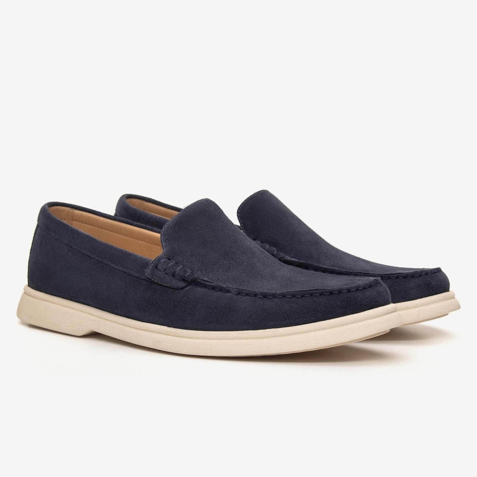 Imagem principal Loafer Masculino em Couro Sardine Marinho Carteziano azul marinho