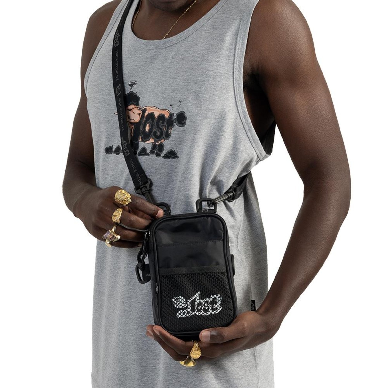 Imagem principal Shoulder Bag Lost Double Open SM25 Lost preto