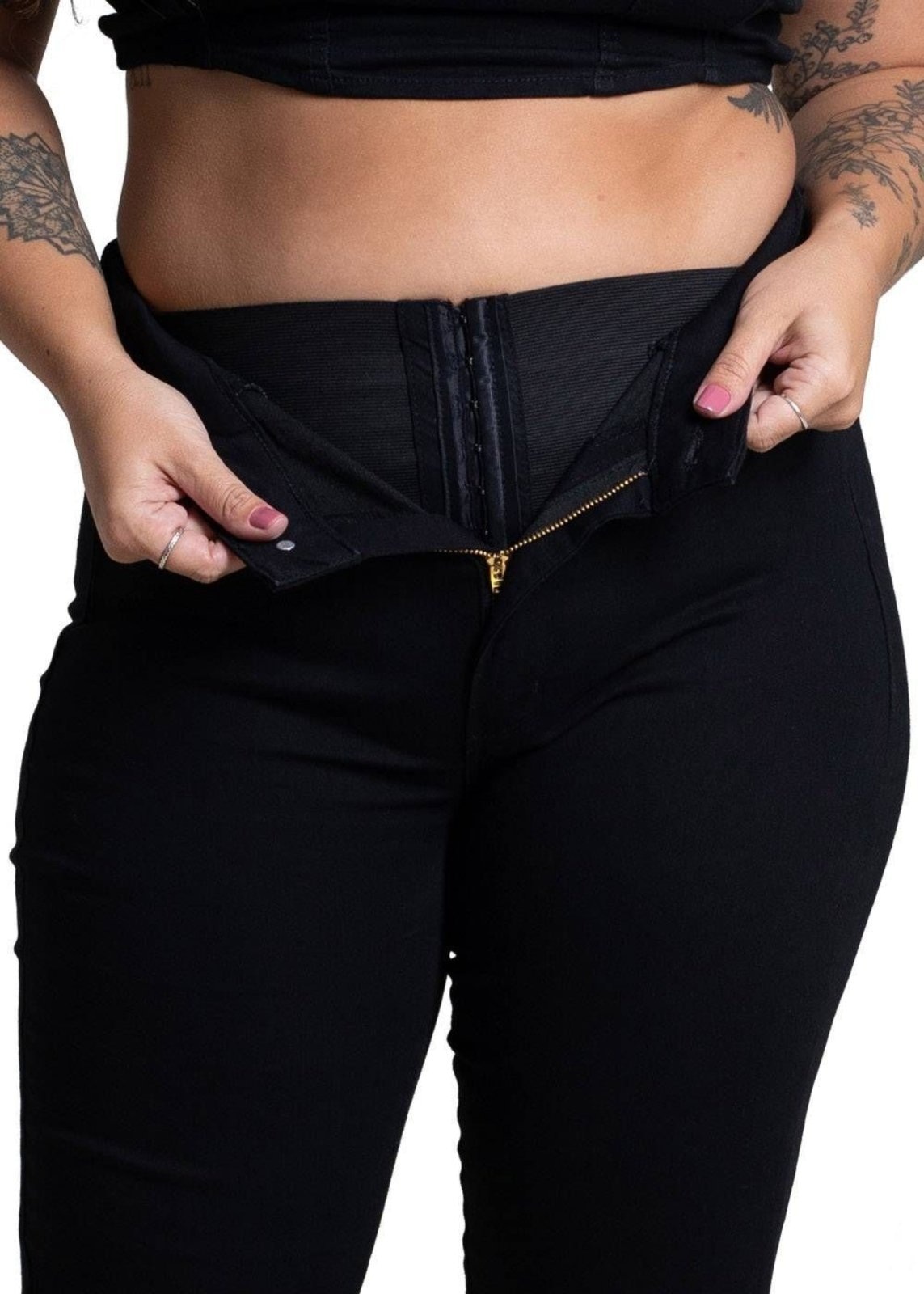 Imagem principal Calça Sarja Sawary Plus Size Super Lipo - 265870 Sawary preto
