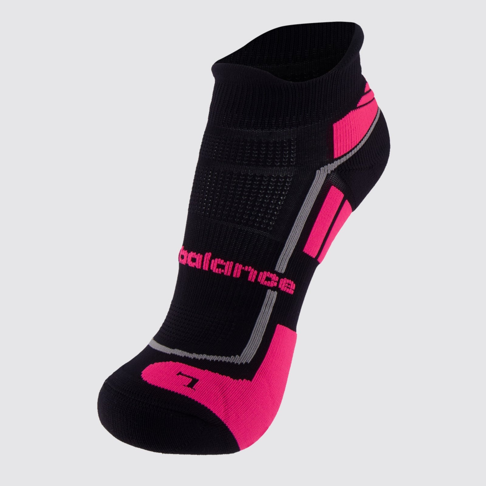 Imagem principal Meia New Balance Cano Invisível Feminina Preta e Rosa New Balance preto rosa