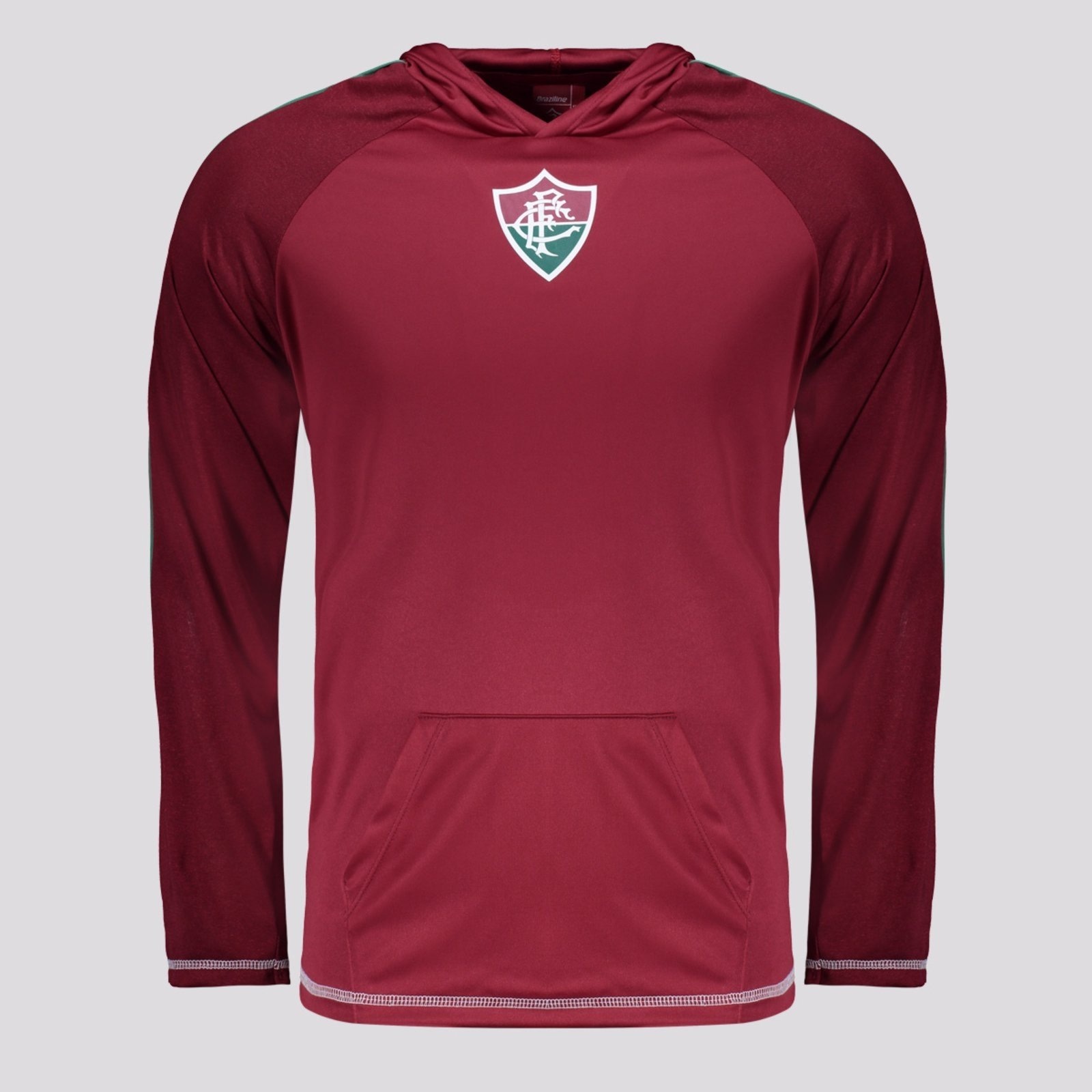 Imagem principal Blusa Fluminense Laçado Manga Longa Bordô braziline vermelho